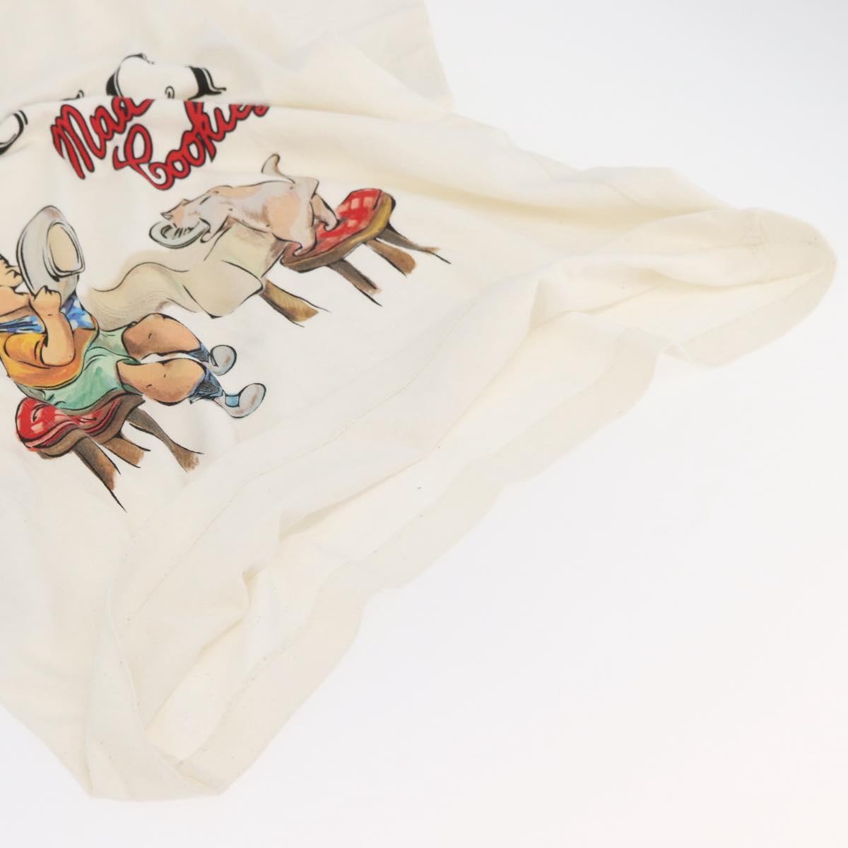 GUCCI Short Sleeved T Shirt Cotton White Auth BAZ660A