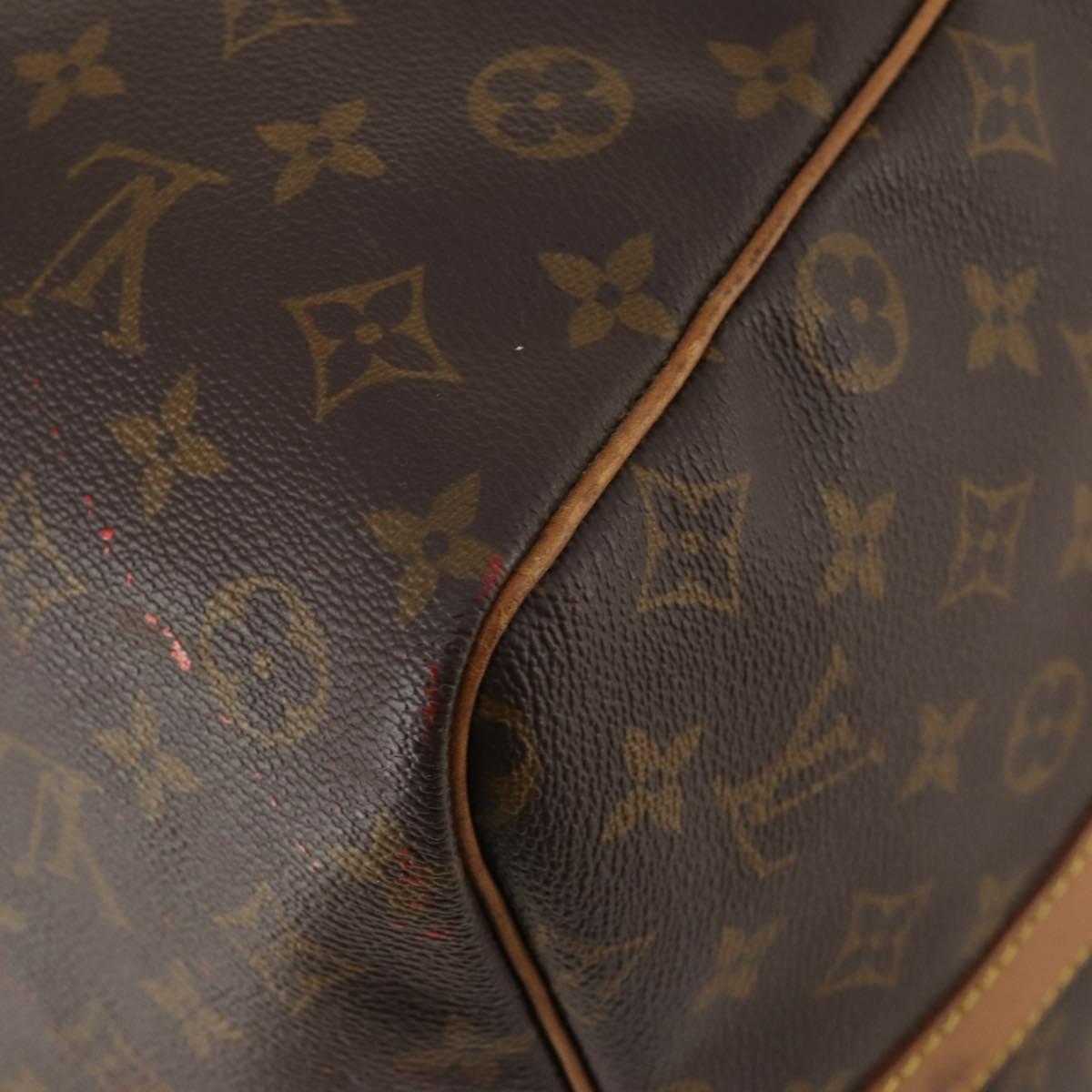 LOUIS VUITTON Monogram Keepall Bandouliere 60 Boston Bag M41412 LV Auth BAZ679A