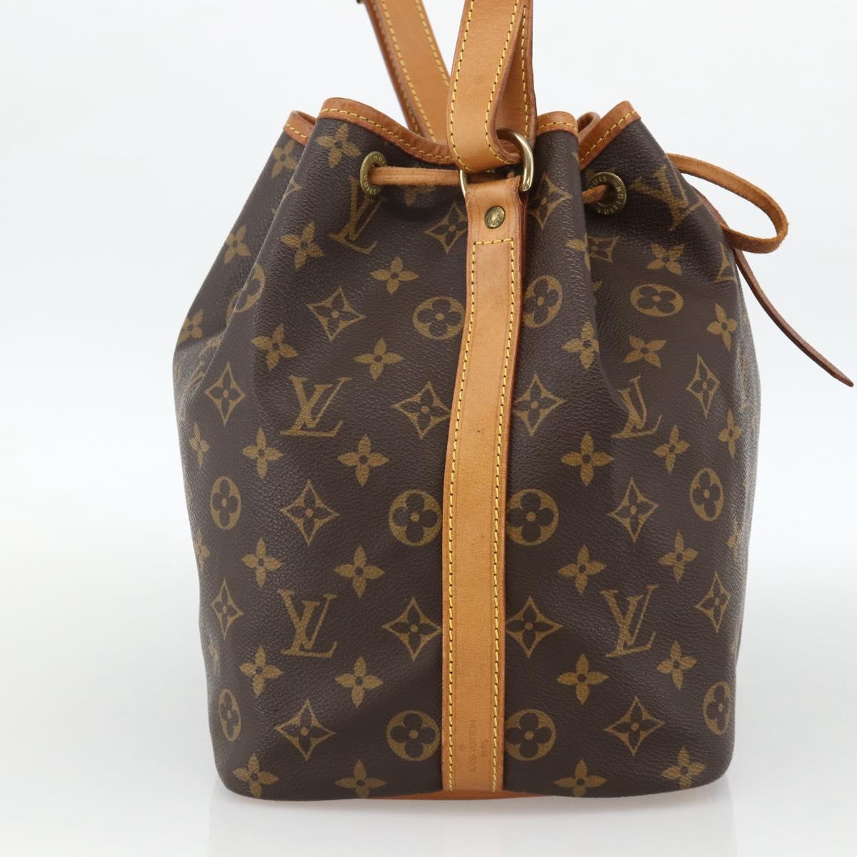 LOUIS VUITTON Monogram Petit Noe Shoulder Bag M42226 LV Auth BAZ681A