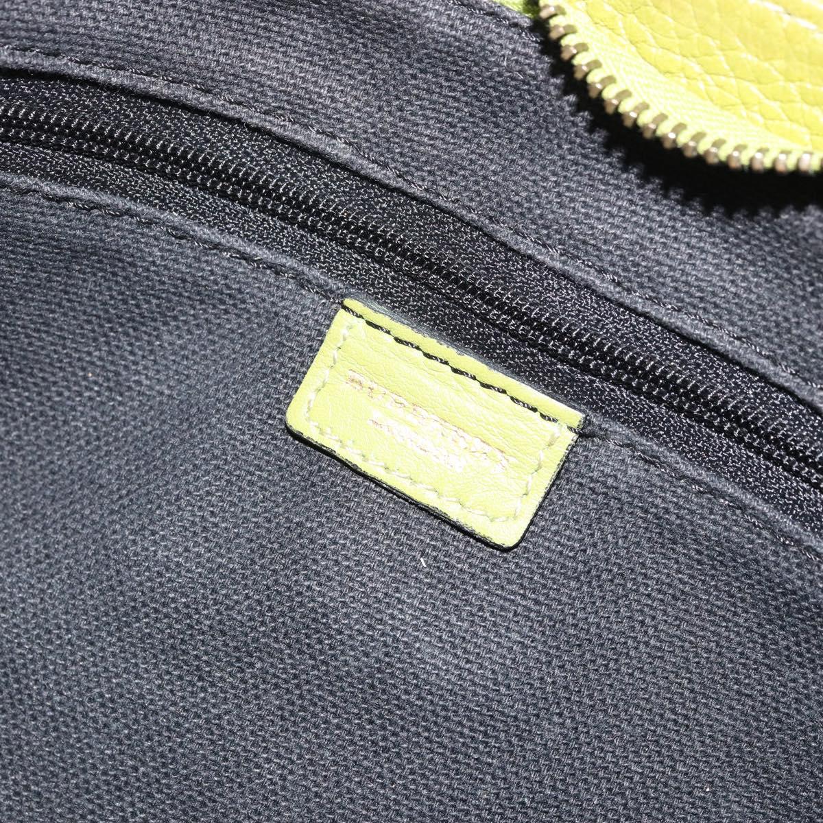 BURBERRY Shoulder Bag Leather Green Auth BAZ684A