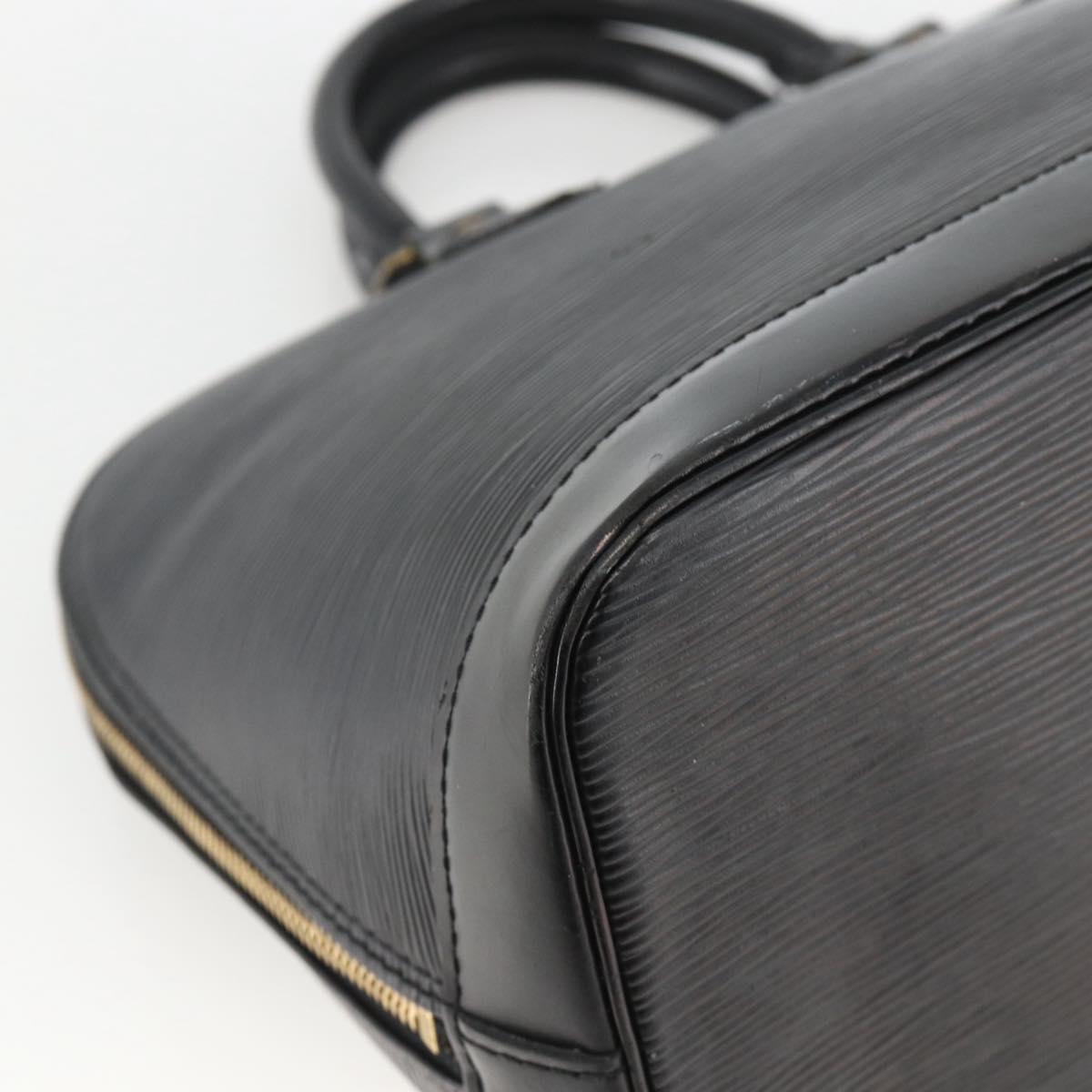 LOUIS VUITTON Epi Alma Hand Bag Noir Black M52142 LV Auth BAZ687A