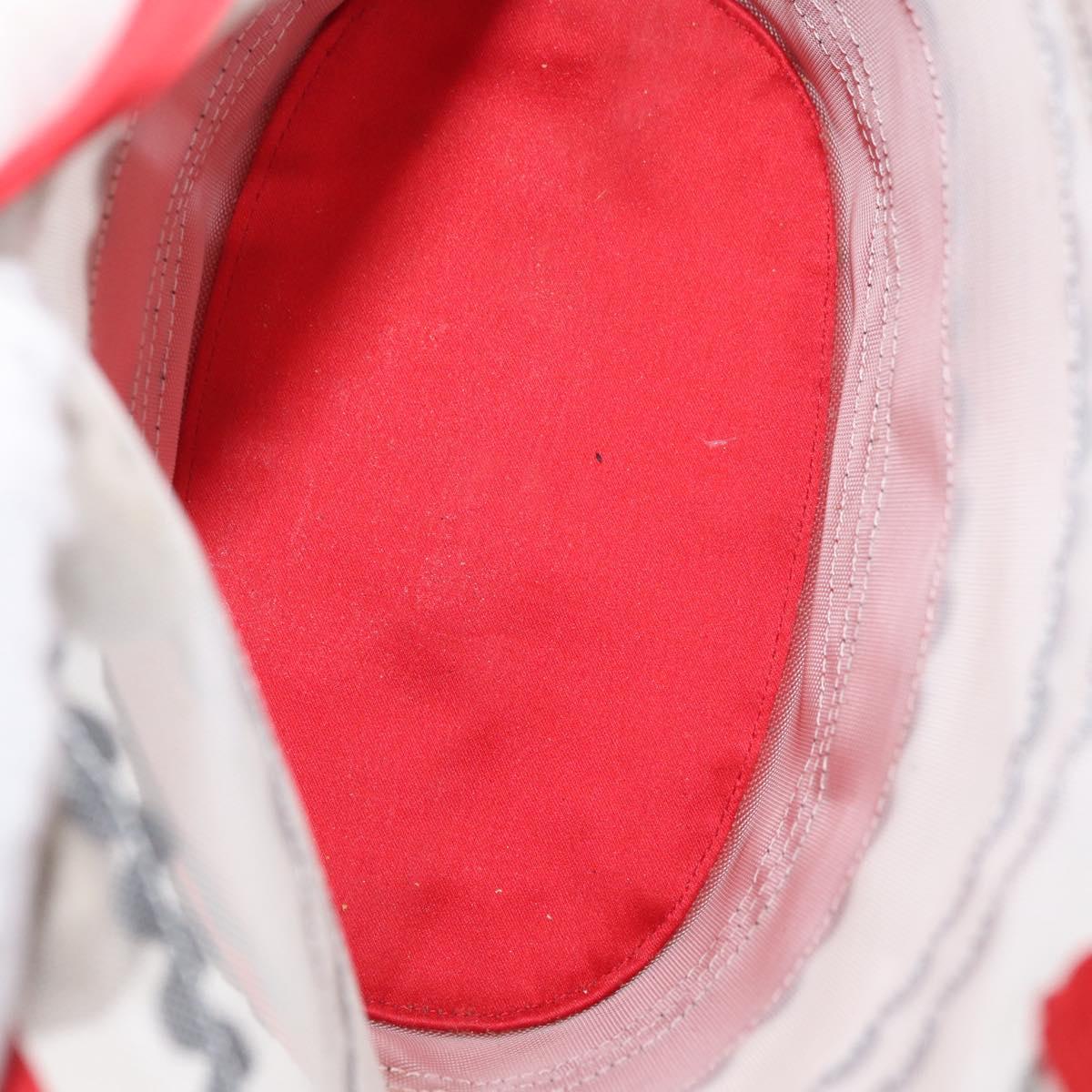 Miu Miu Hand Bag Nylon Red Auth BAZ702A