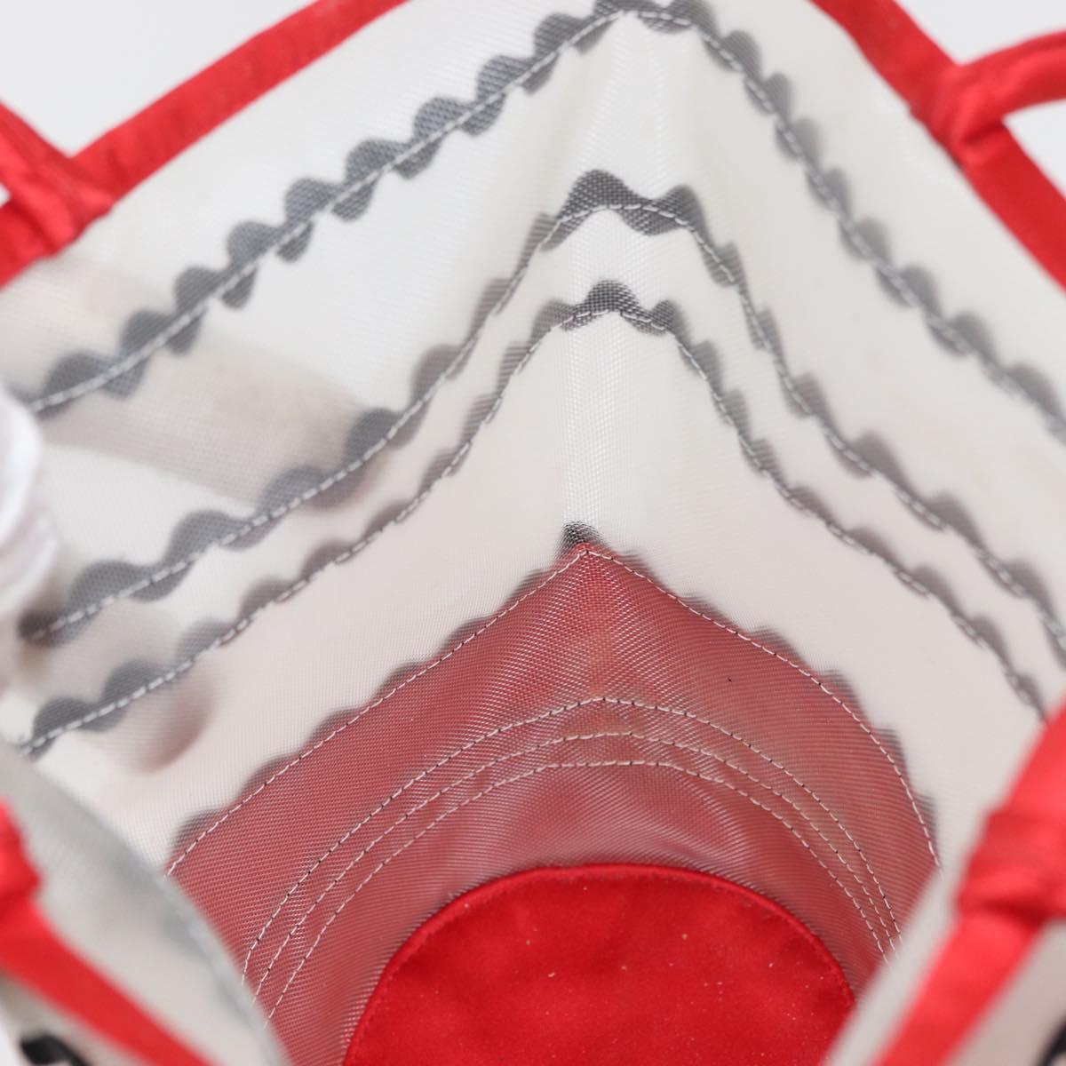 Miu Miu Hand Bag Nylon Red Auth BAZ702A