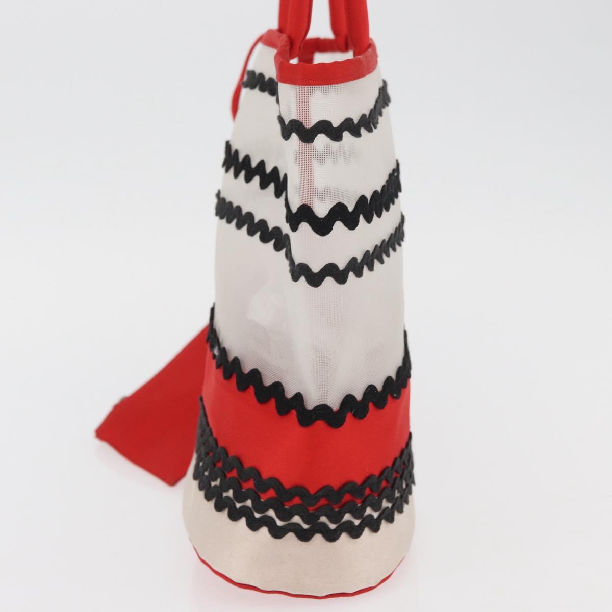 Miu Miu Hand Bag Nylon Red Auth BAZ702A