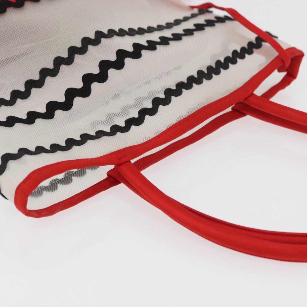 Miu Miu Hand Bag Nylon Red Auth BAZ702A