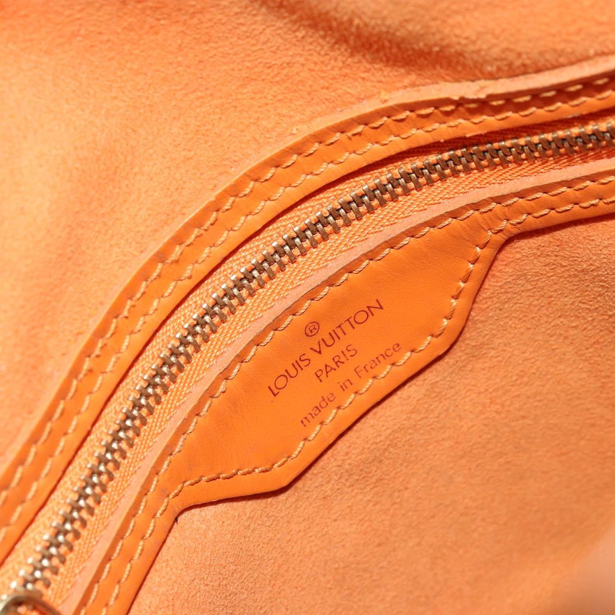 LOUIS VUITTON Epi Bucket PM Shoulder Bag Orange Mandarin M5899H LV Auth BAZ712A