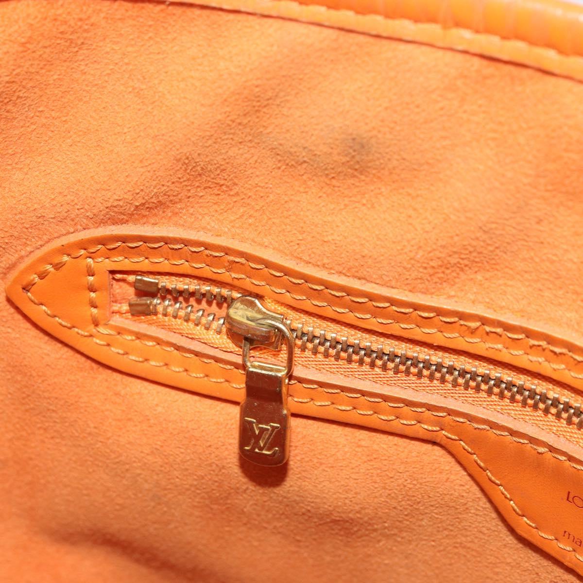 LOUIS VUITTON Epi Bucket PM Shoulder Bag Orange Mandarin M5899H LV Auth BAZ712A