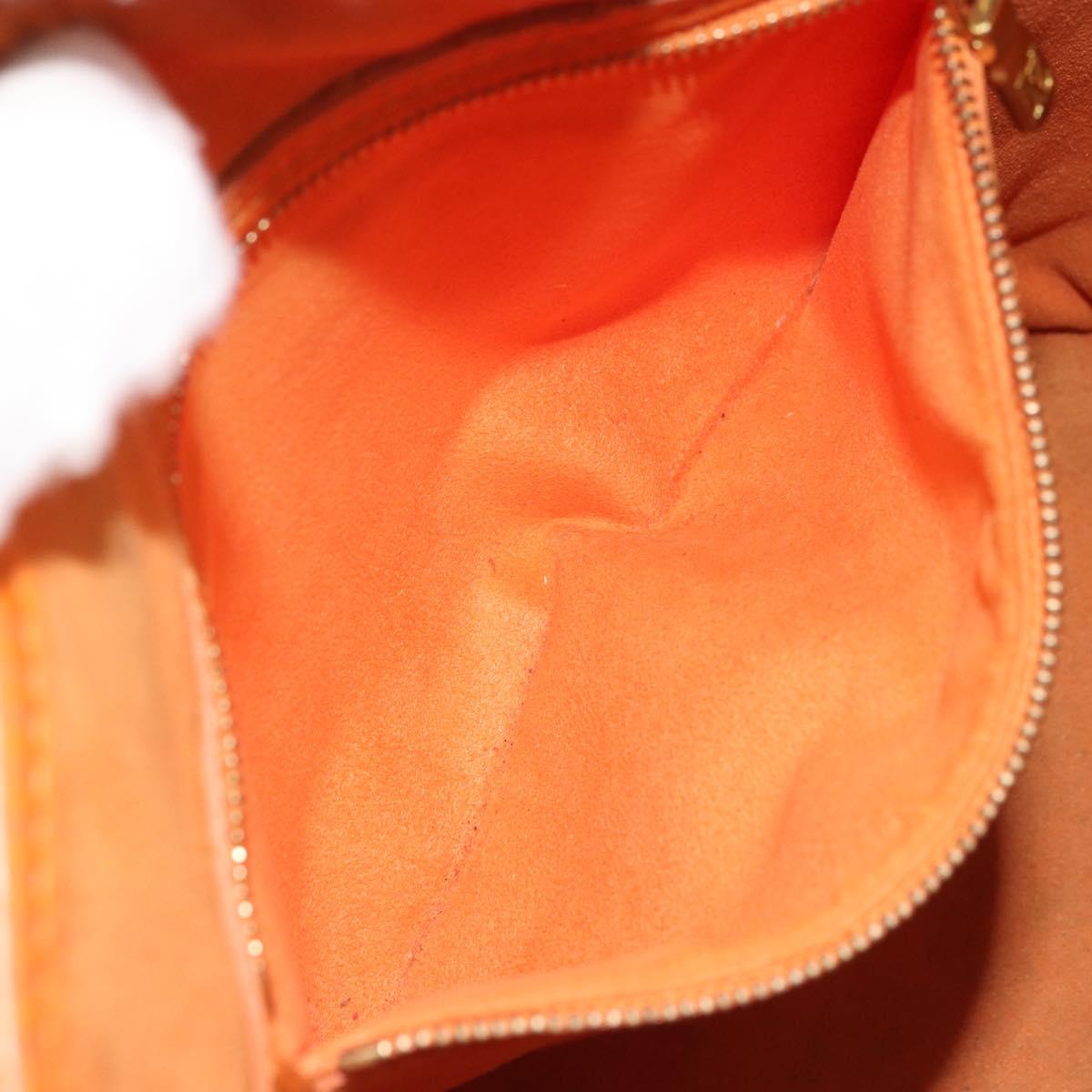 LOUIS VUITTON Epi Bucket PM Shoulder Bag Orange Mandarin M5899H LV Auth BAZ712A