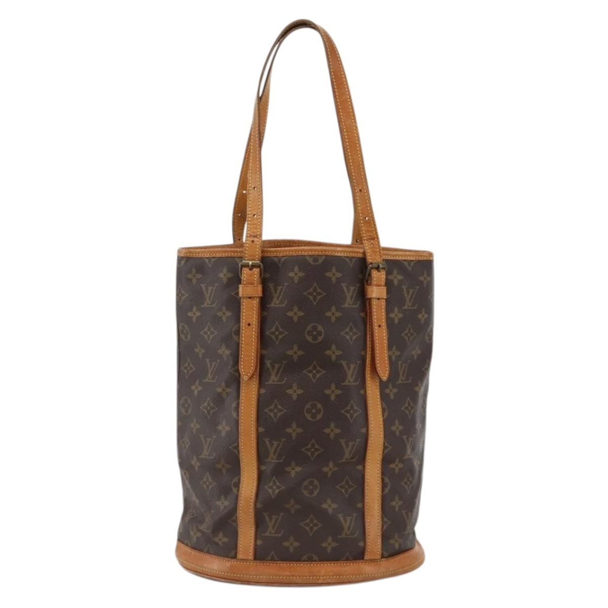 LOUIS VUITTON Monogram Bucket GM Shoulder Bag M42236 LV Auth BAZ725