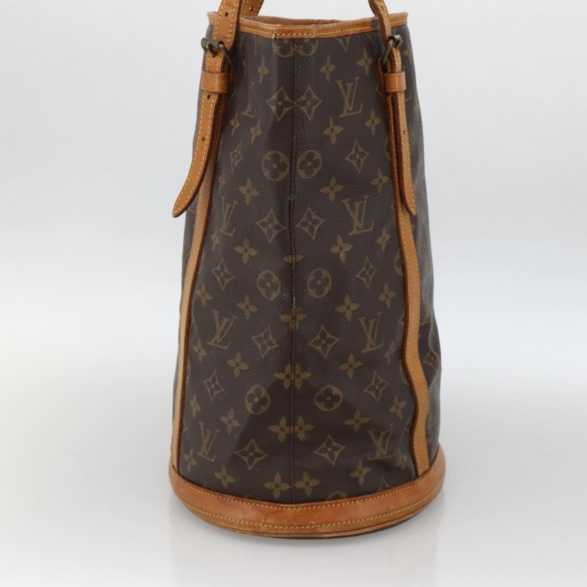 LOUIS VUITTON Monogram Bucket GM Shoulder Bag M42236 LV Auth BAZ725