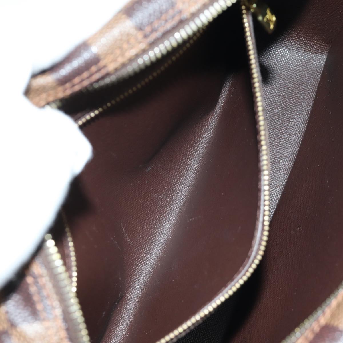 LOUIS VUITTON Damier Ebene Trocadero 27 Shoulder Bag SPO N48085 LV Auth BAZ735A