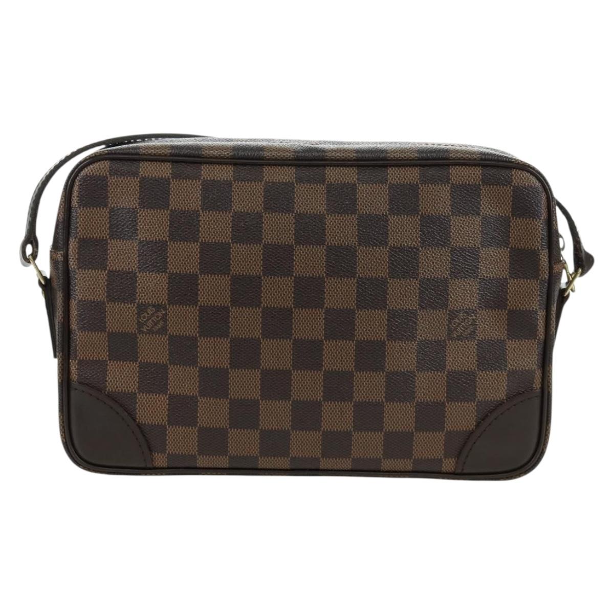 LOUIS VUITTON Damier Ebene Trocadero 27 Shoulder Bag SPO N48085 LV Auth BAZ735A