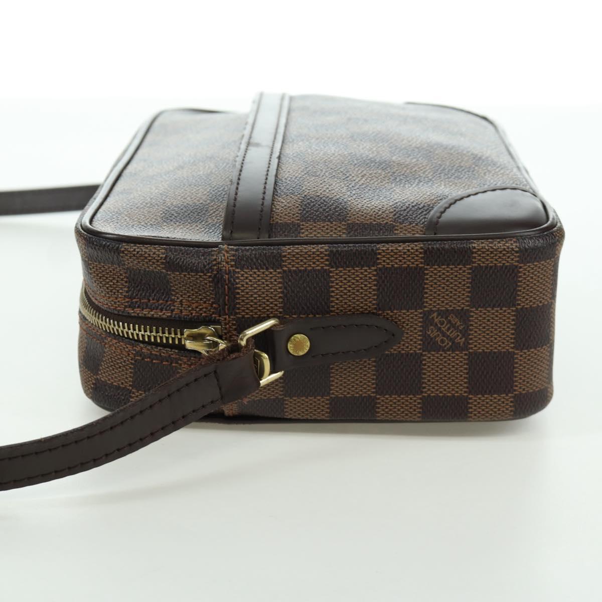 LOUIS VUITTON Damier Ebene Trocadero 27 Shoulder Bag SPO N48085 LV Auth BAZ735A