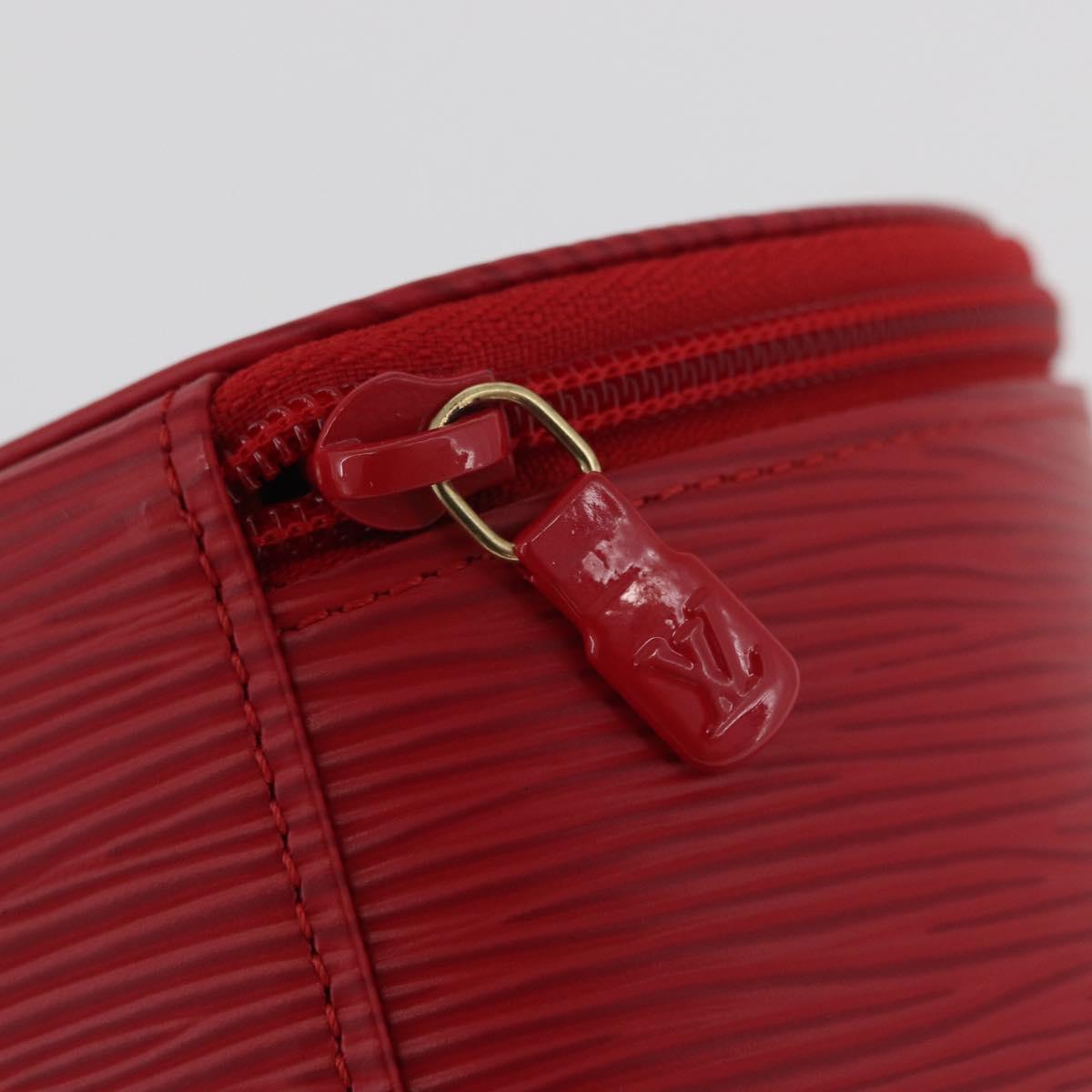 LOUIS VUITTON Epi Ecrin Bijoux 12 Jewelry Box Red M48207 LV Auth BAZ736A