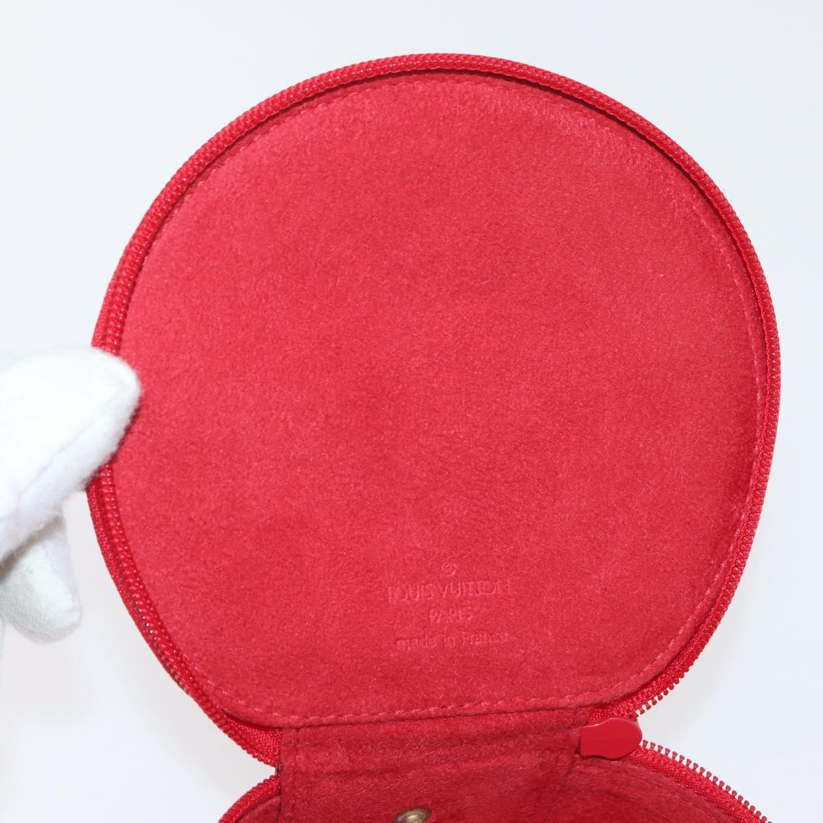 LOUIS VUITTON Epi Ecrin Bijoux 12 Jewelry Box Red M48207 LV Auth BAZ736A