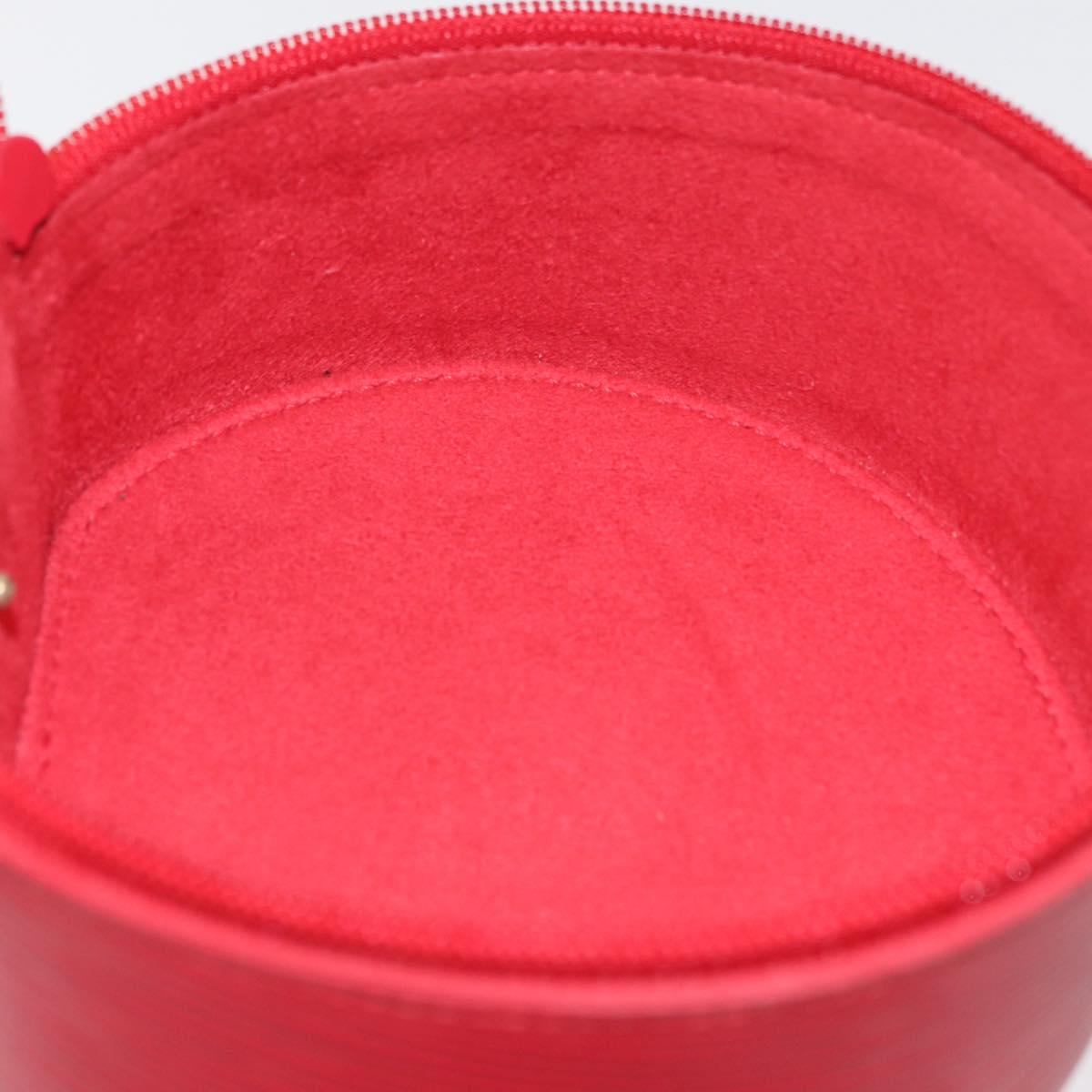LOUIS VUITTON Epi Ecrin Bijoux 12 Jewelry Box Red M48207 LV Auth BAZ736A
