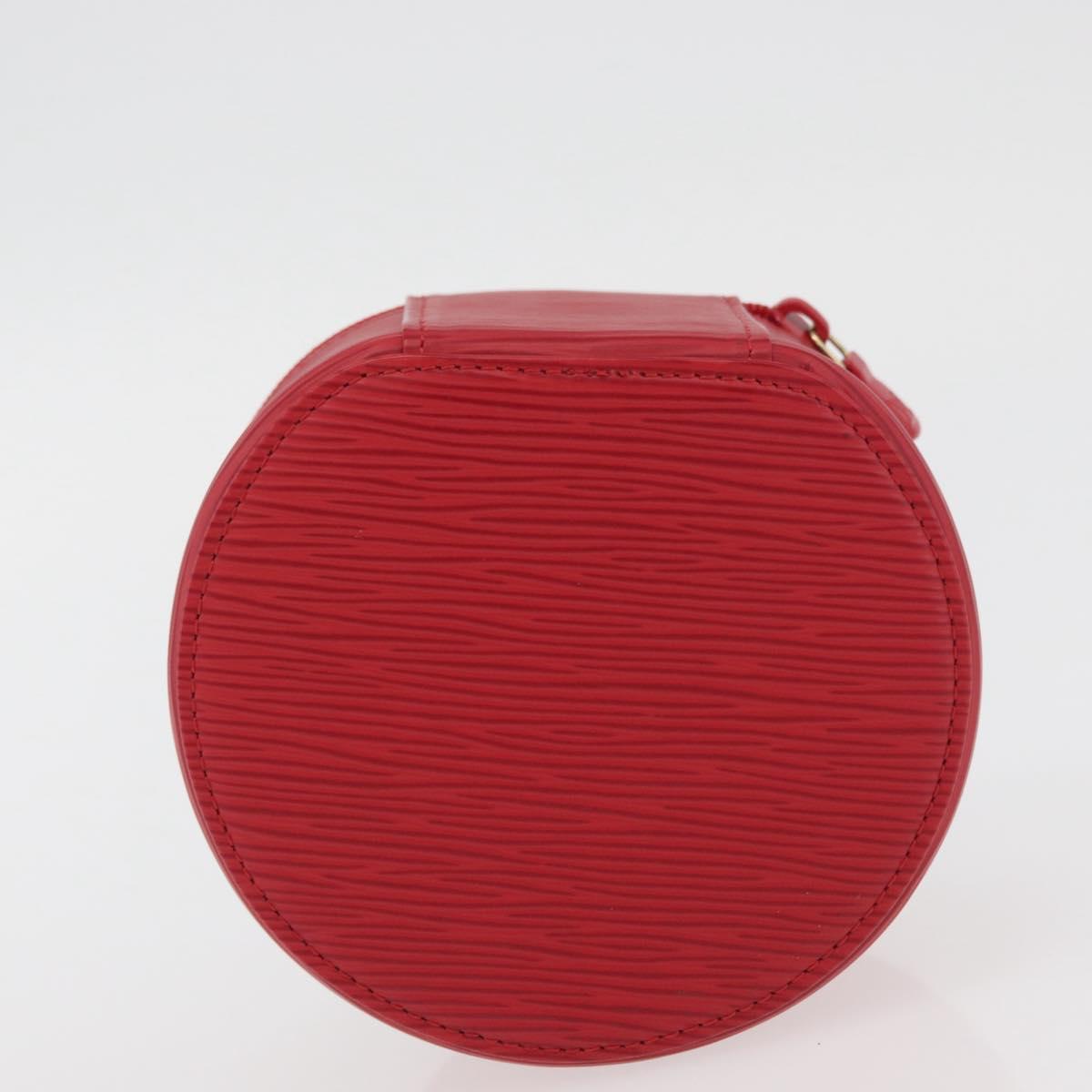 LOUIS VUITTON Epi Ecrin Bijoux 12 Jewelry Box Red M48207 LV Auth BAZ736A