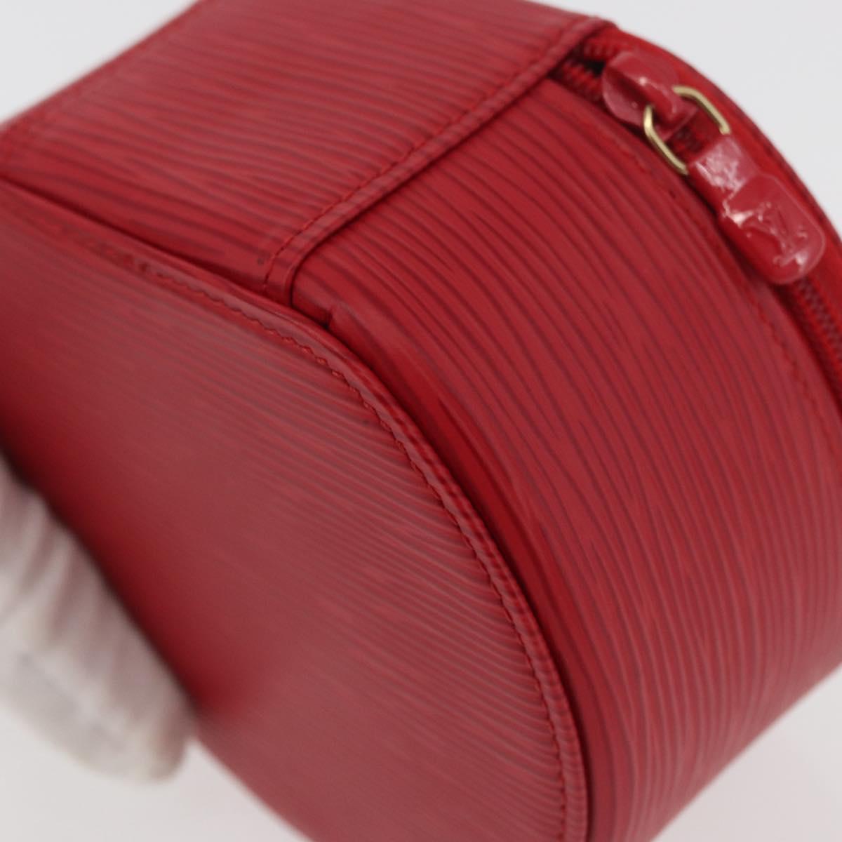 LOUIS VUITTON Epi Ecrin Bijoux 12 Jewelry Box Red M48207 LV Auth BAZ736A
