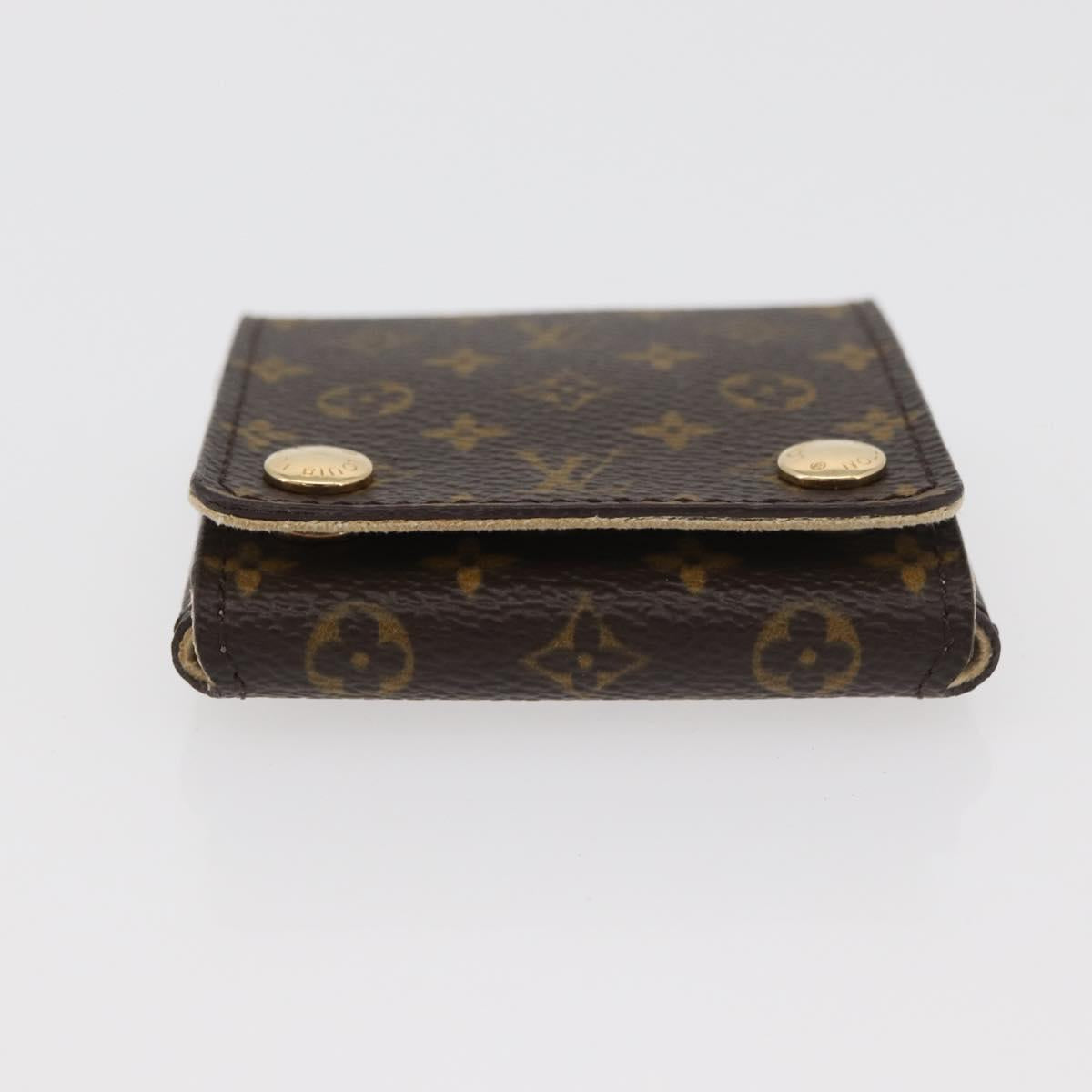 LOUIS VUITTON Monogram Jewelry case Jewelry Box LV Auth BAZ752A