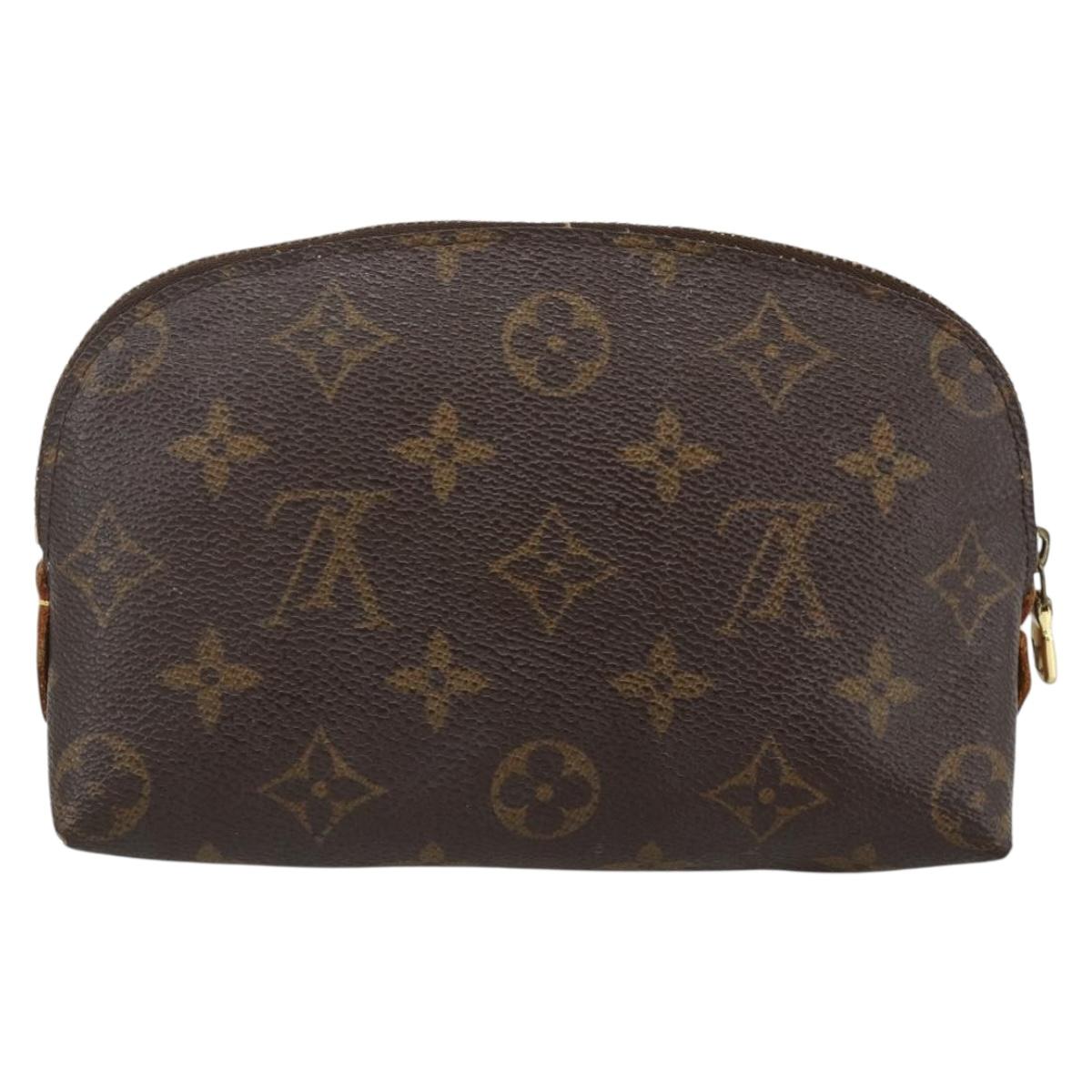 LOUIS VUITTON Monogram Pochette Cosmetic PM Pouch M43998 LV Auth BAZ755