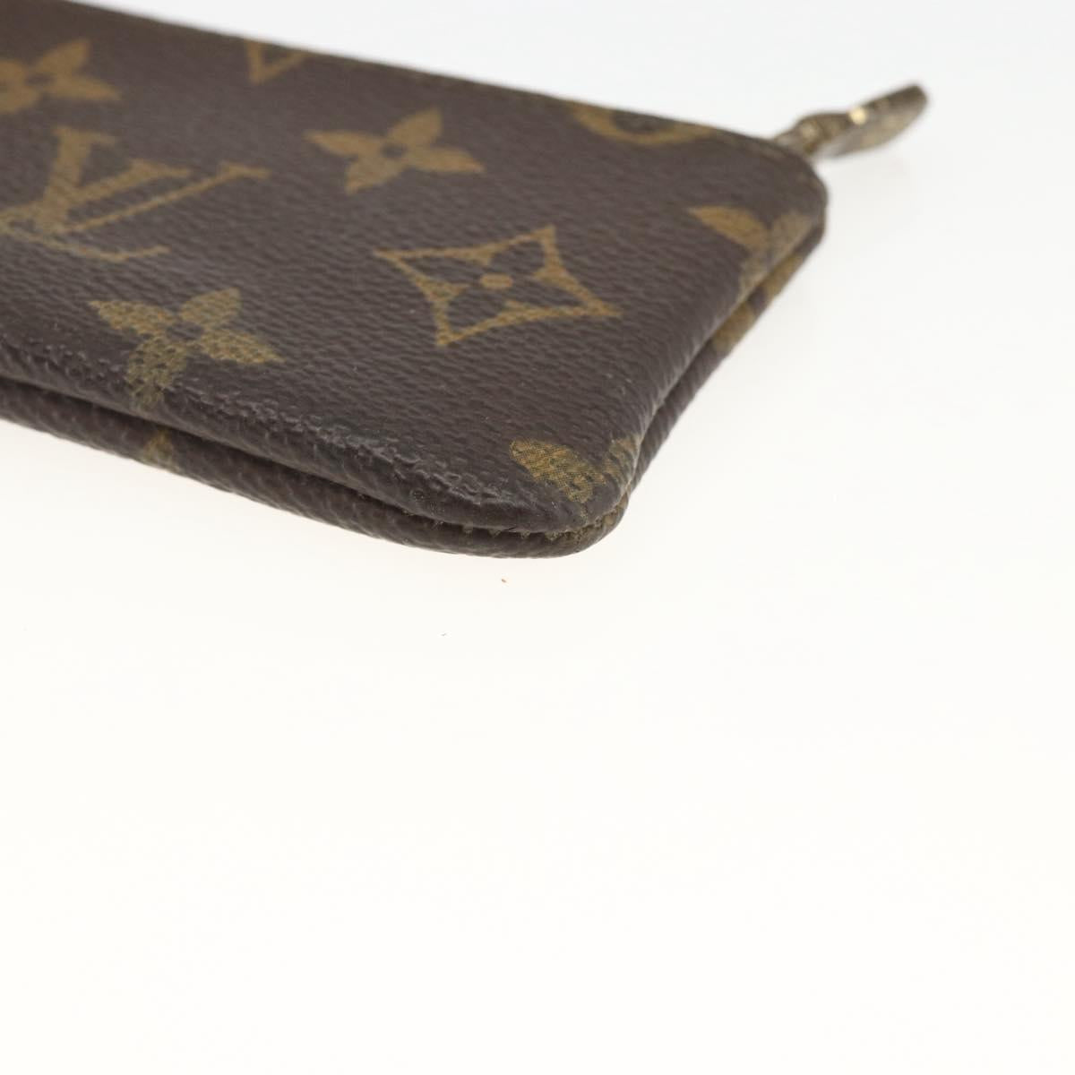 LOUIS VUITTON Monogram Pochette Cles Coin Purse M62650 LV Auth BAZ756