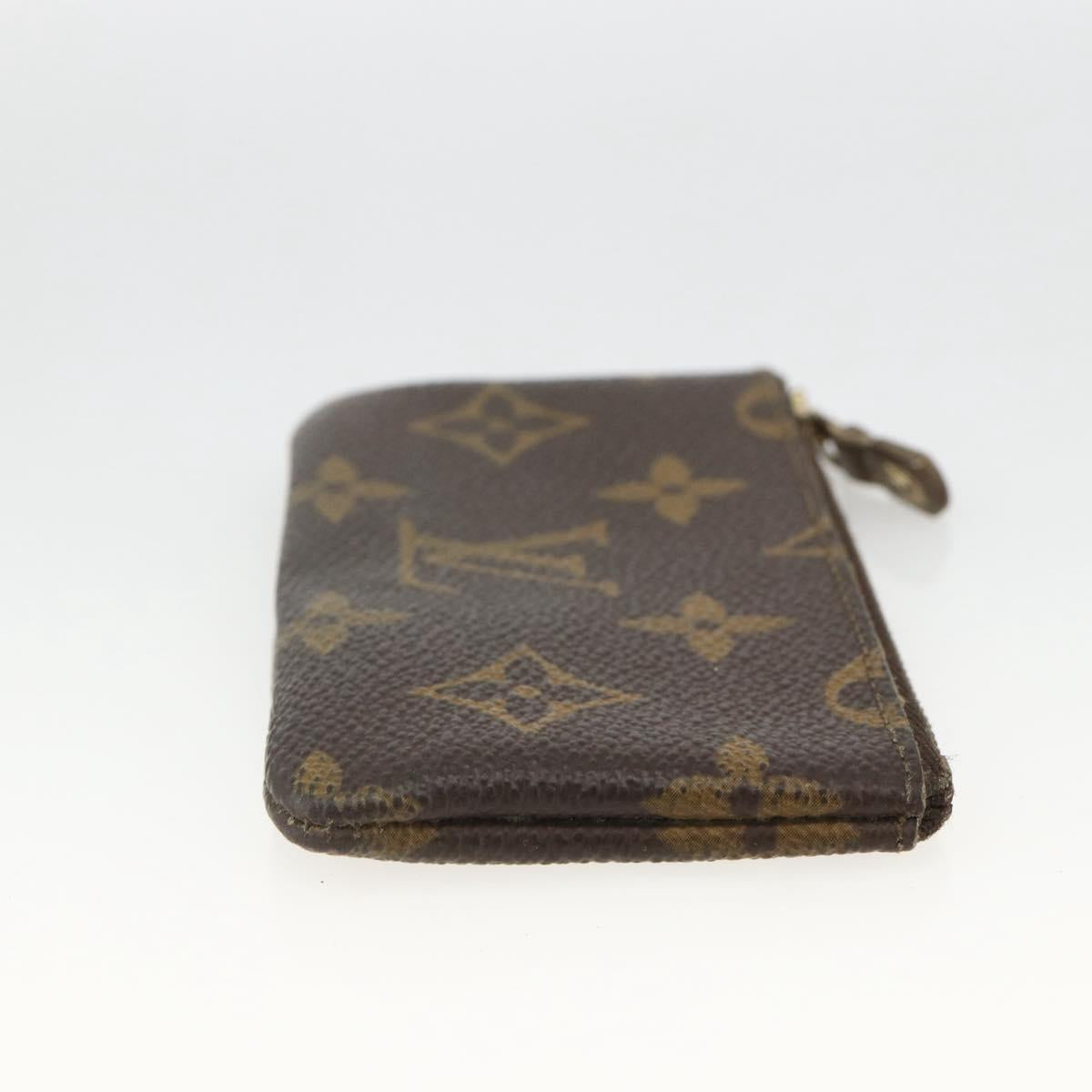 LOUIS VUITTON Monogram Pochette Cles Coin Purse M62650 LV Auth BAZ756