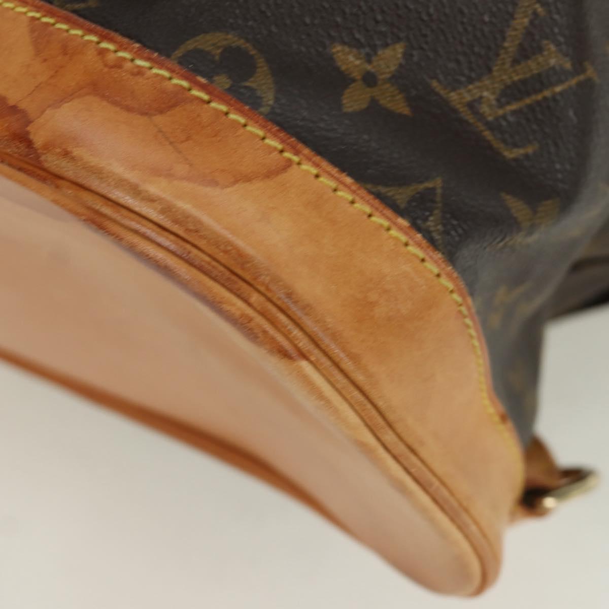 LOUIS VUITTON Monogram Montsouris GM Backpack M51135 LV Auth BAZ774A