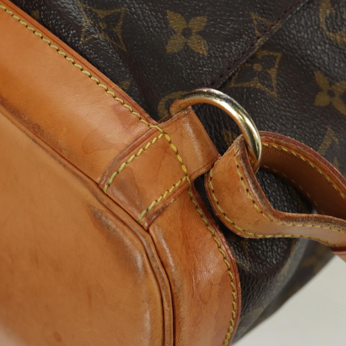 LOUIS VUITTON Monogram Montsouris GM Backpack M51135 LV Auth BAZ774A