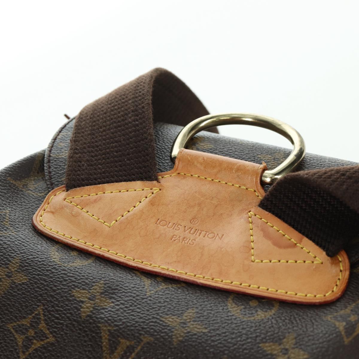 LOUIS VUITTON Monogram Montsouris GM Backpack M51135 LV Auth BAZ774A
