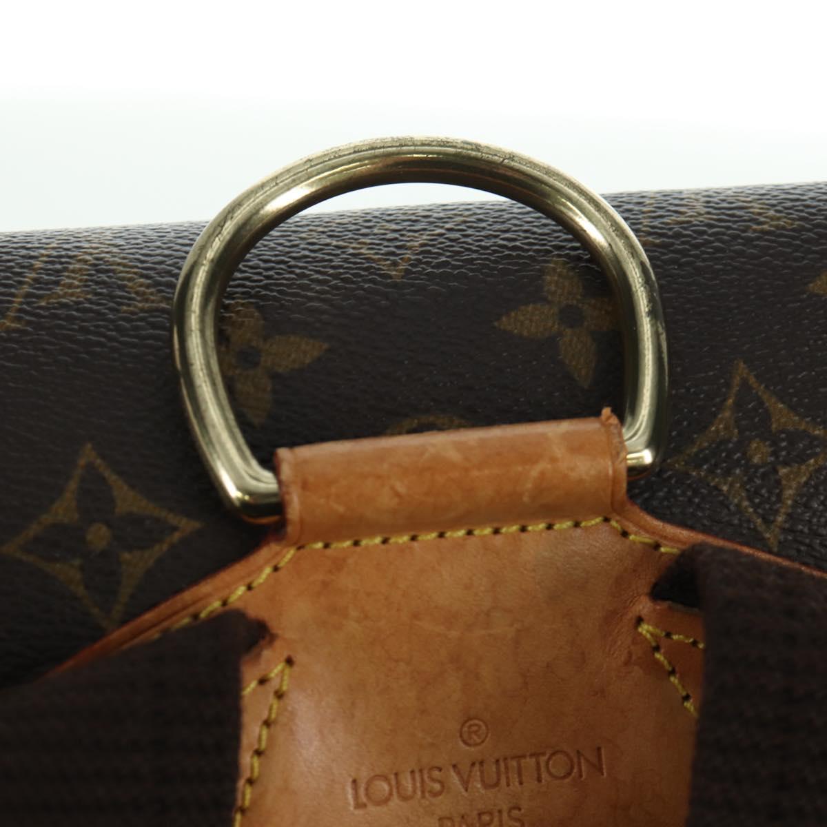 LOUIS VUITTON Monogram Montsouris GM Backpack M51135 LV Auth BAZ774A