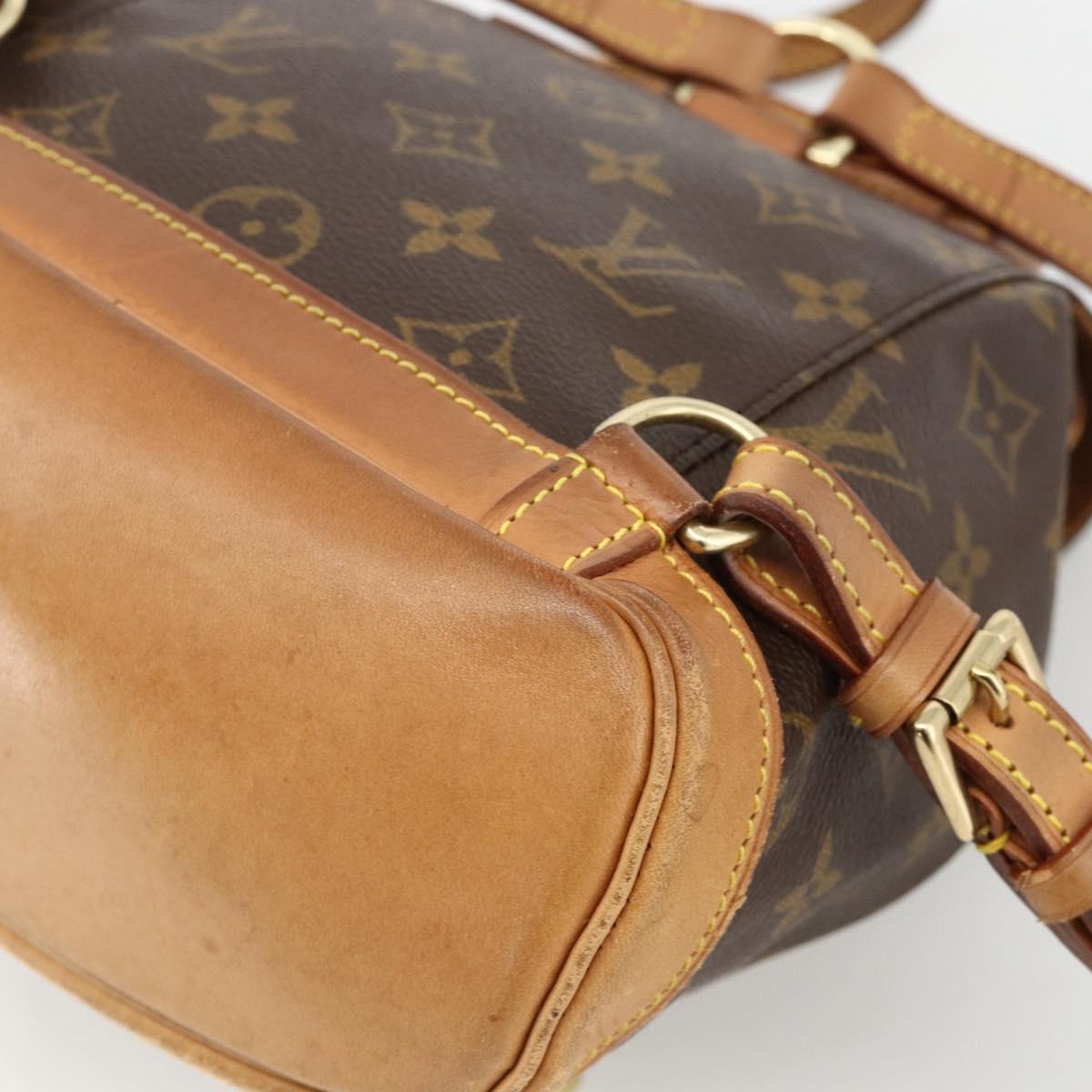 LOUIS VUITTON Monogram Montsouris PM Backpack M51137 LV Auth BAZ816A