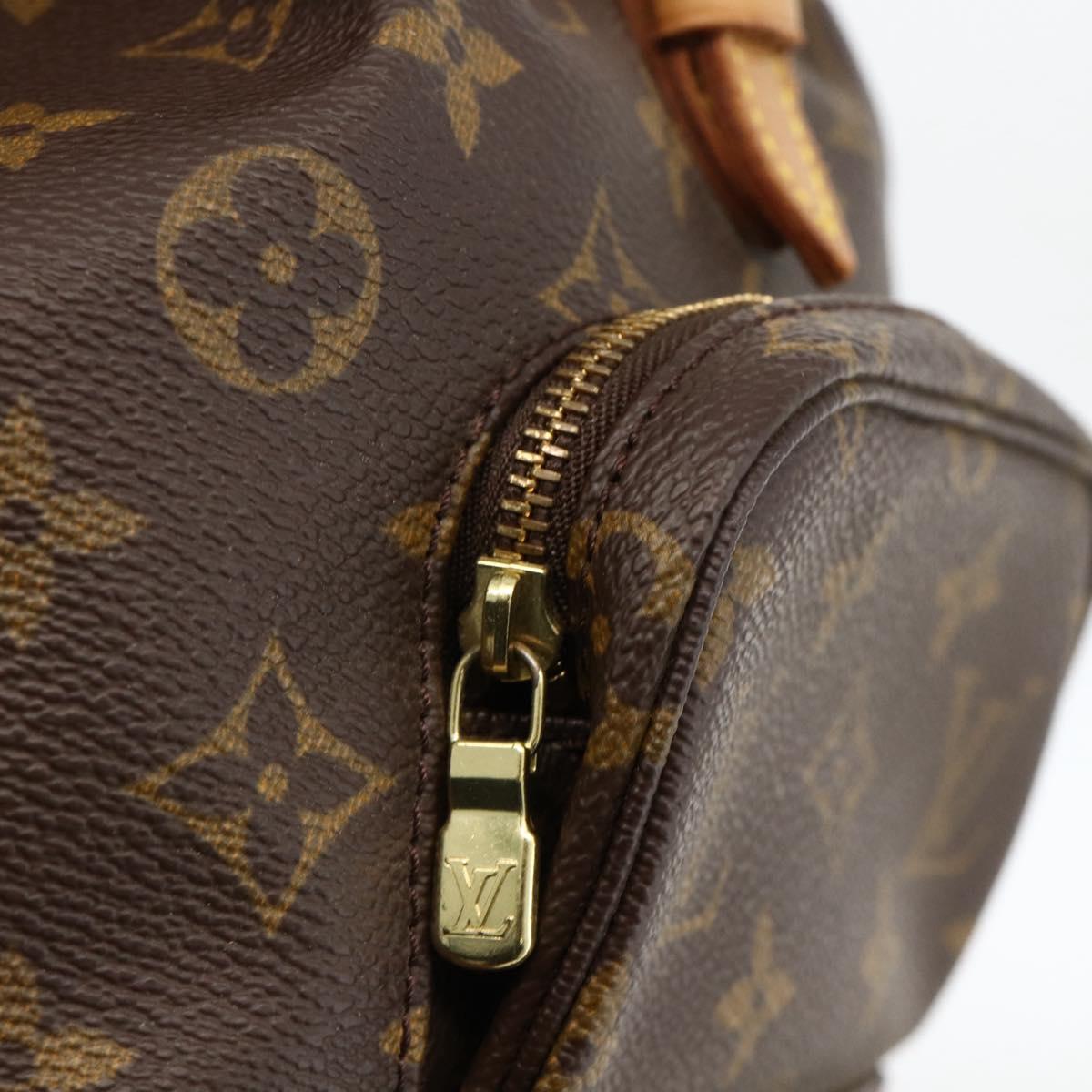 LOUIS VUITTON Monogram Montsouris PM Backpack M51137 LV Auth BAZ816A