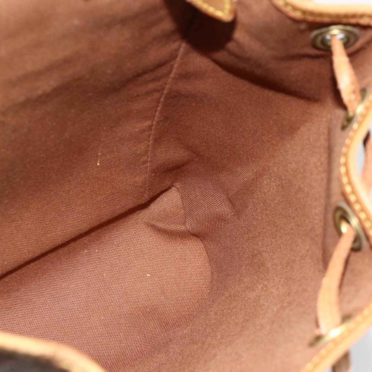 LOUIS VUITTON Monogram Montsouris PM Backpack M51137 LV Auth BAZ816A
