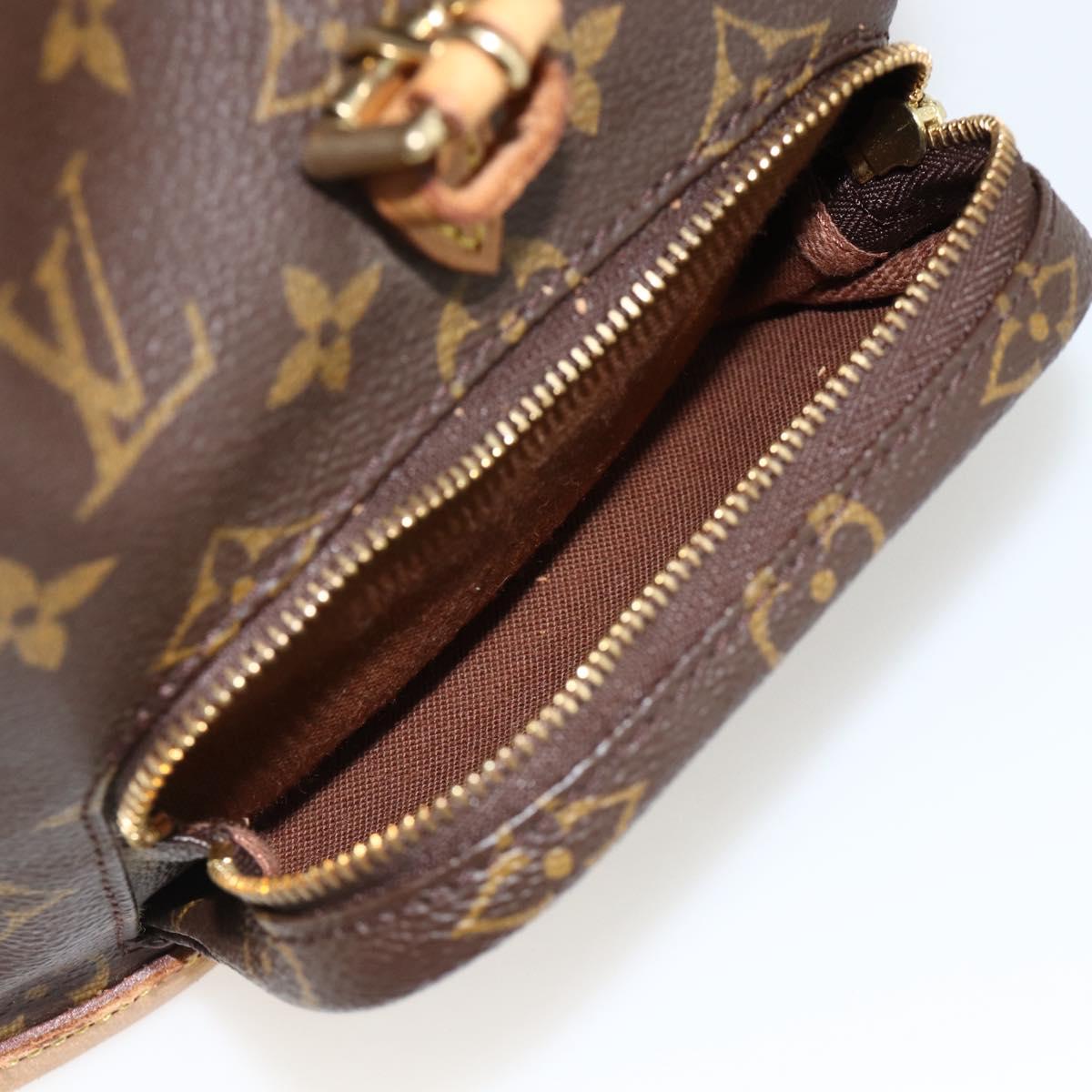 LOUIS VUITTON Monogram Montsouris PM Backpack M51137 LV Auth BAZ816A