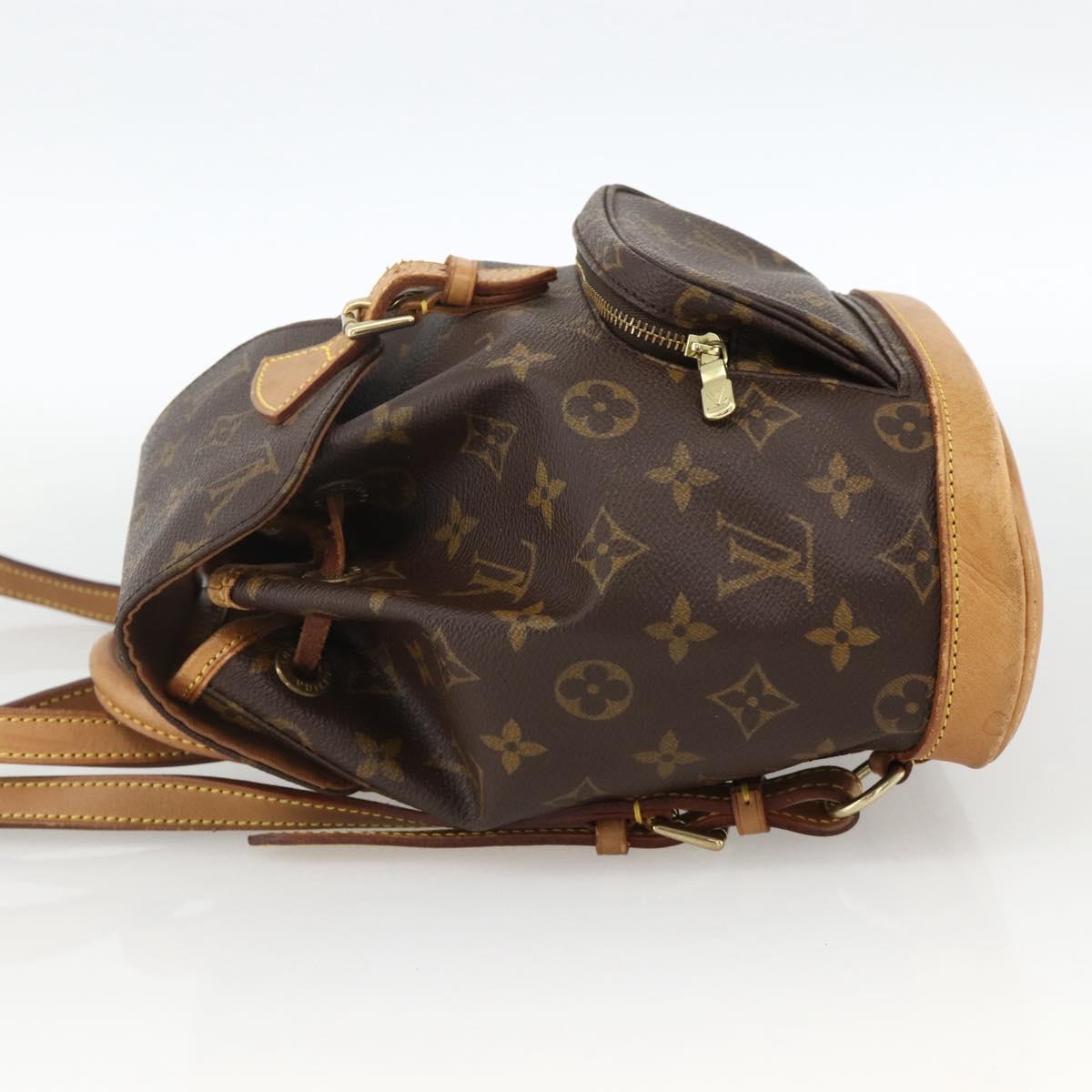 LOUIS VUITTON Monogram Montsouris PM Backpack M51137 LV Auth BAZ816A