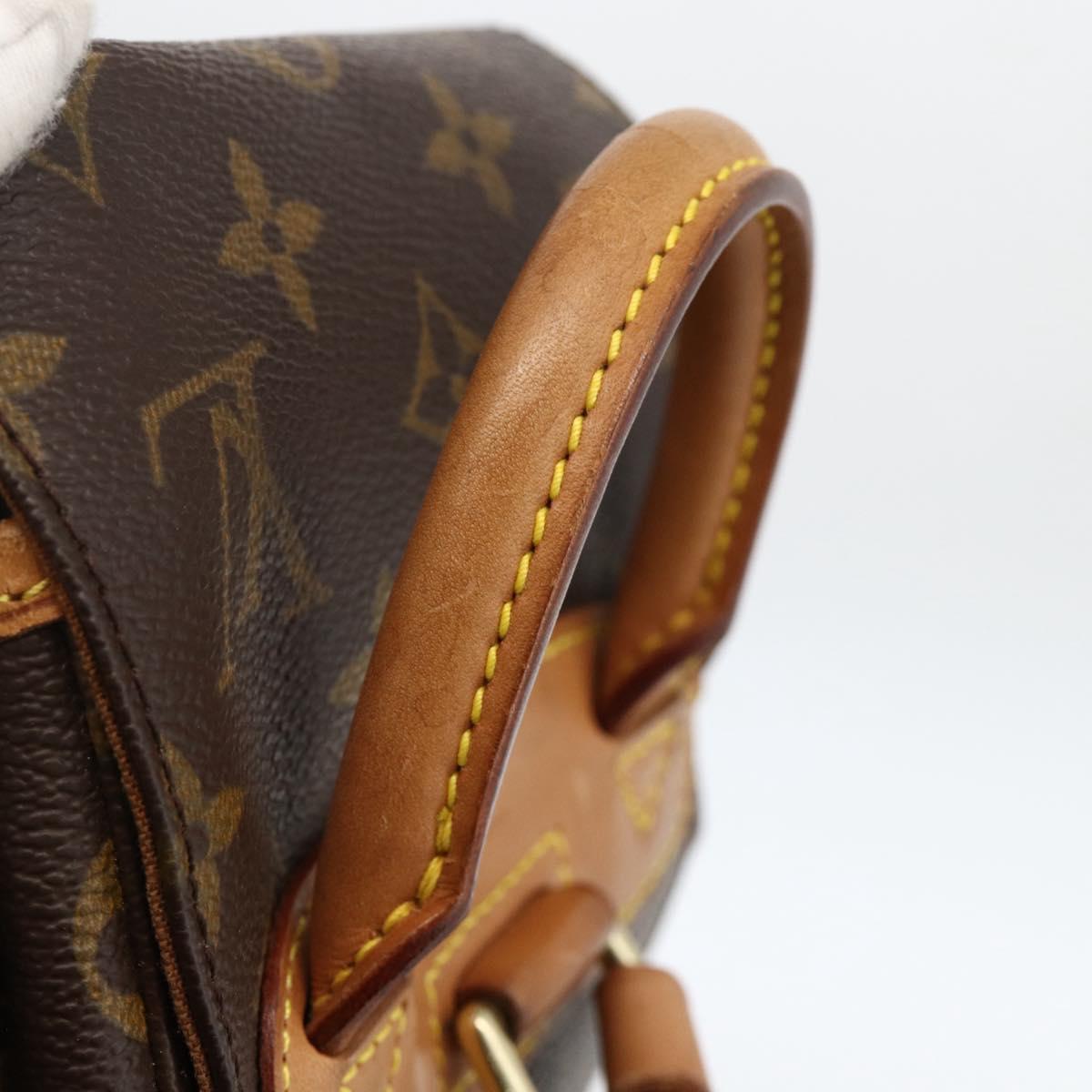 LOUIS VUITTON Monogram Montsouris PM Backpack M51137 LV Auth BAZ816A