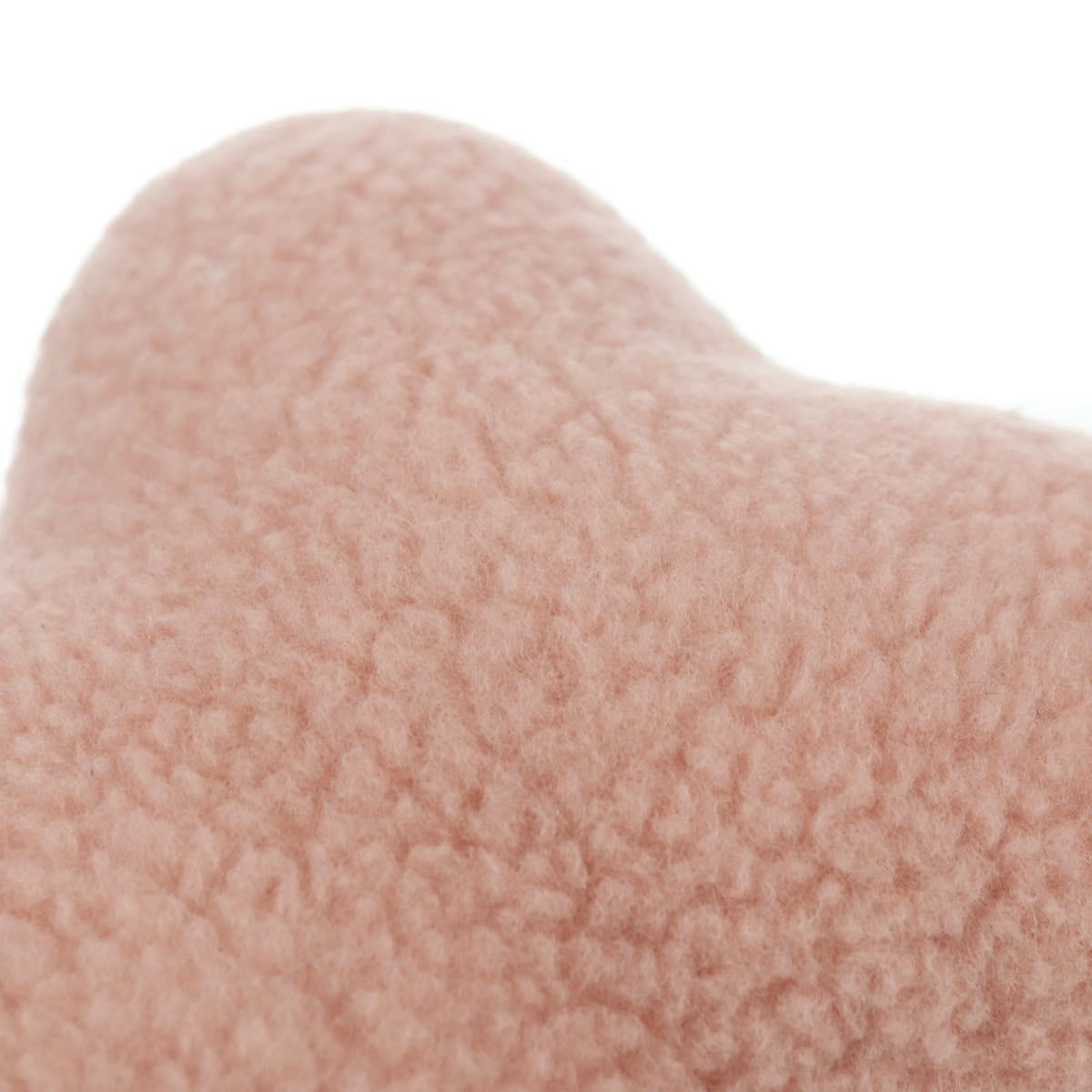 HERMES Baby Rattle 2 Set Wool Pink Auth BAZ824M