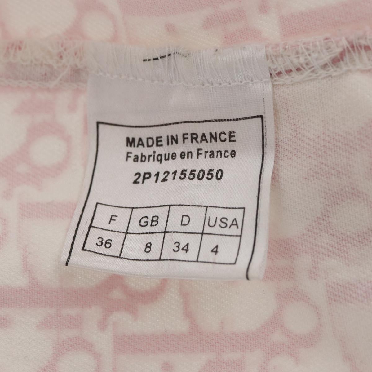 Christian Dior Trotter Canvas Jacket Pink Auth BAZ825SAM