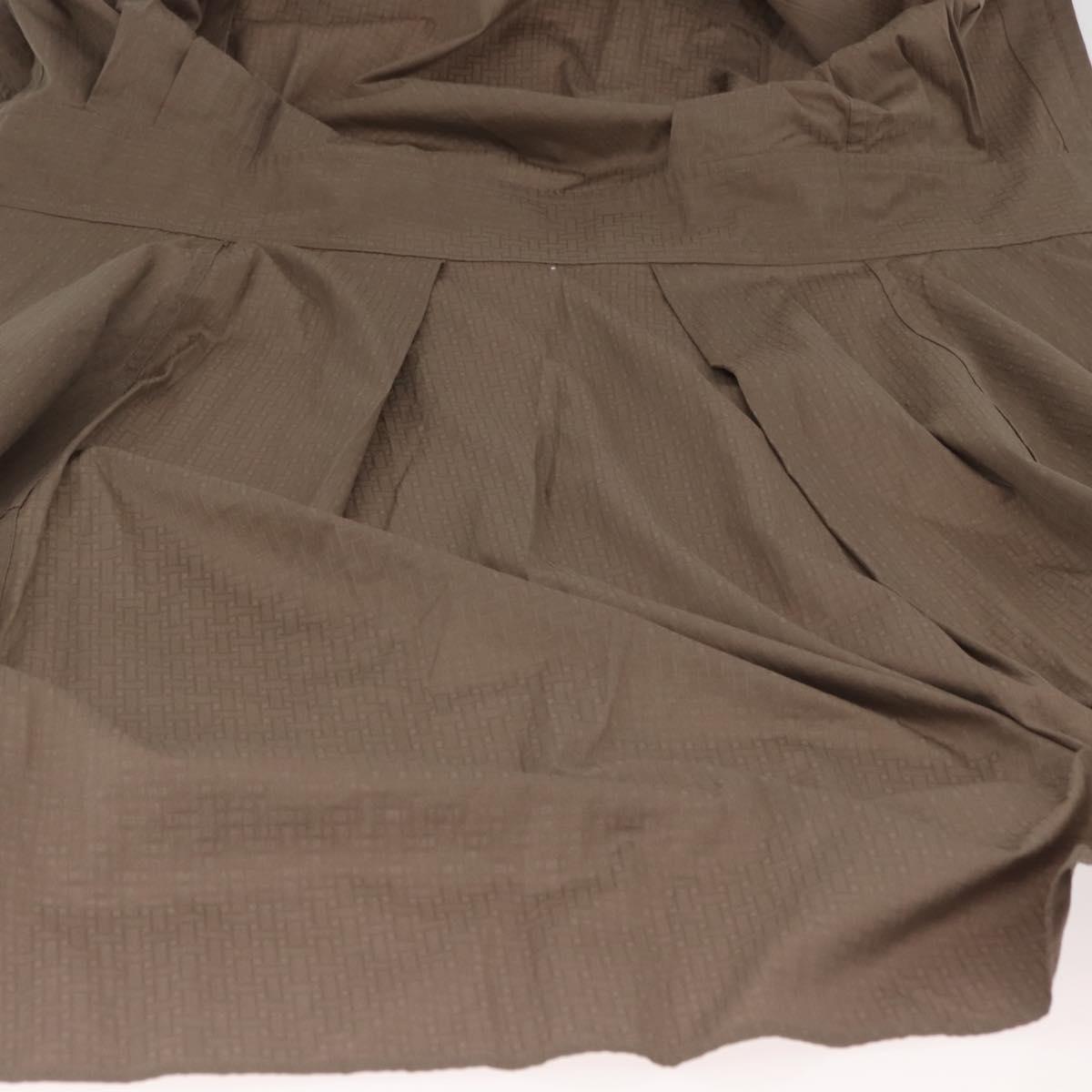 HERMES Granturararara One Piece Shirt Cotton Beige 3H0544DH Auth BAZ827M