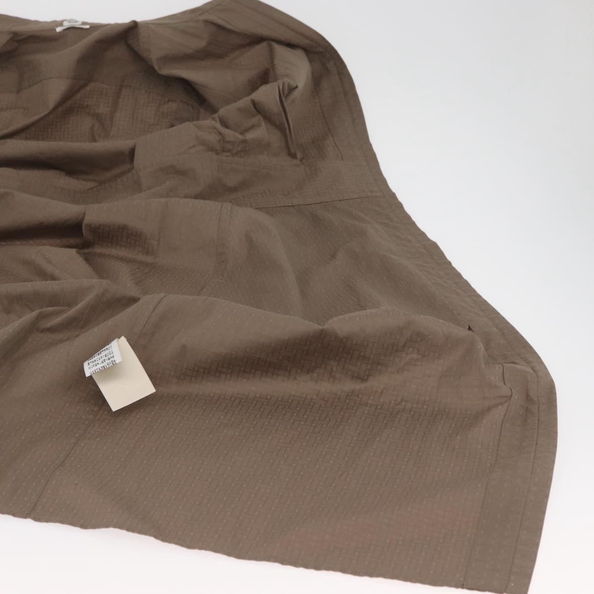 HERMES Granturararara One Piece Shirt Cotton Beige 3H0544DH Auth BAZ827M