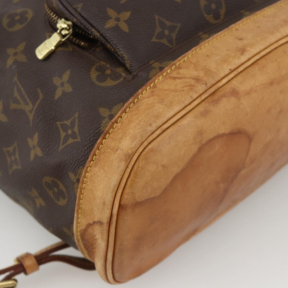 LOUIS VUITTON Monogram Montsouris MM Backpack M51136 LV Auth BAZ851