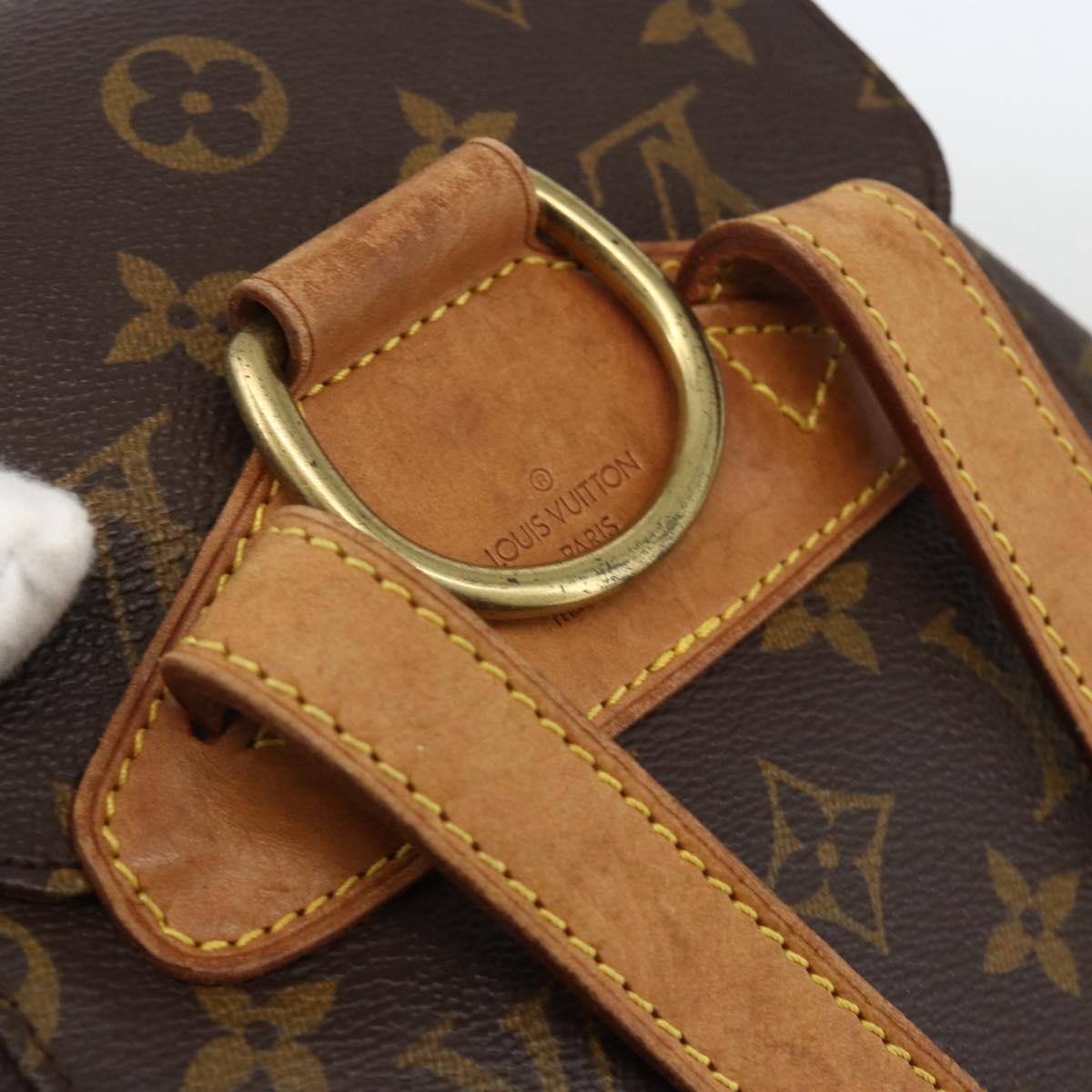 LOUIS VUITTON Monogram Montsouris MM Backpack M51136 LV Auth BAZ851