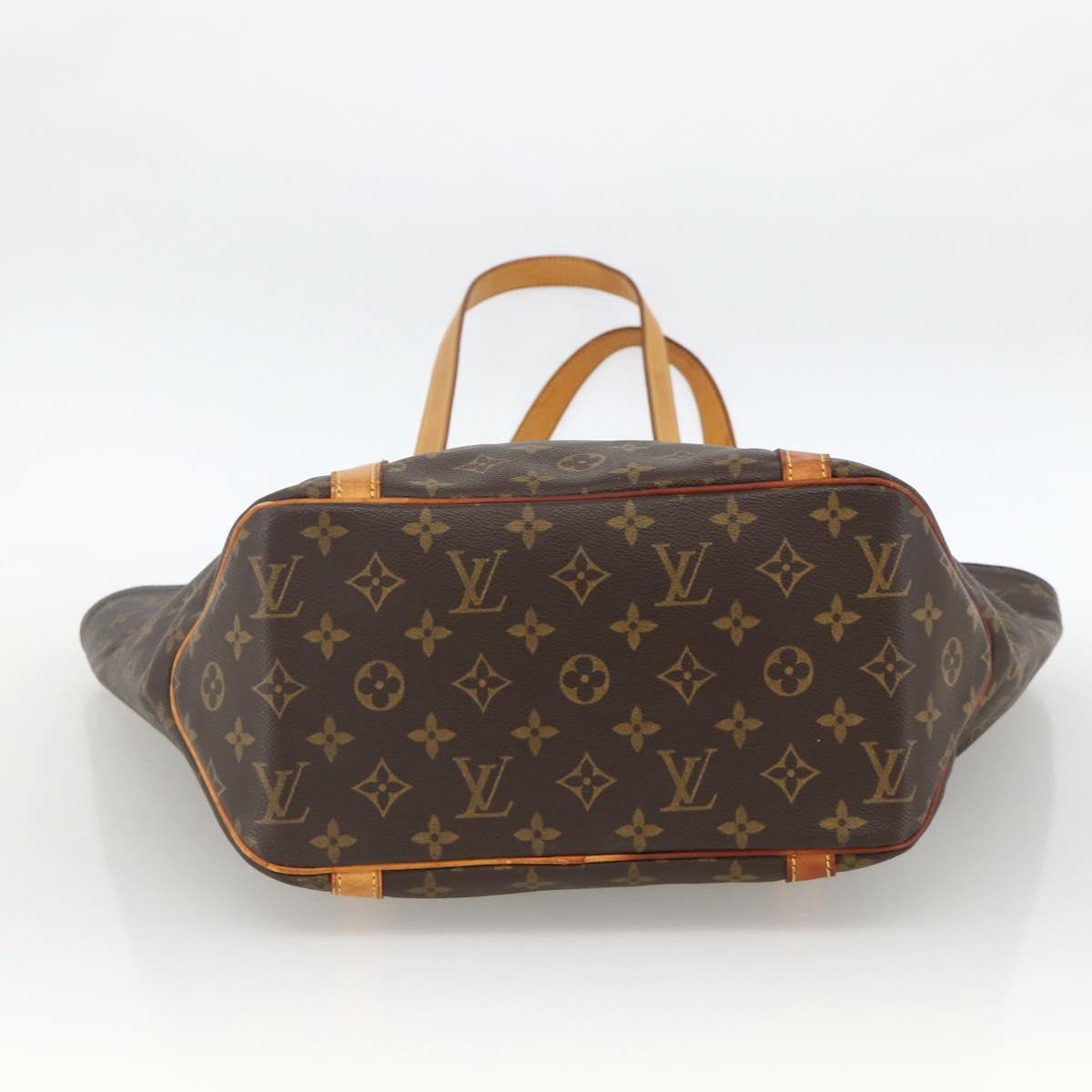 LOUIS VUITTON Monogram Sac Shopping Tote Bag M51108 LV Auth BAZ852