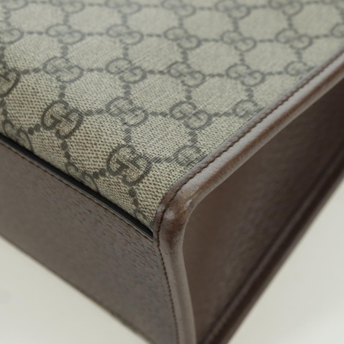 GUCCI GG Supreme Donald Disney Collaboration PVC 2way Beige 648134 Auth BAZ859SM