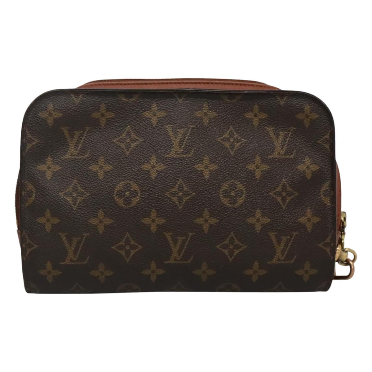 LOUIS VUITTON Monogram Orsay Clutch Bag M51790 LV Auth BD026