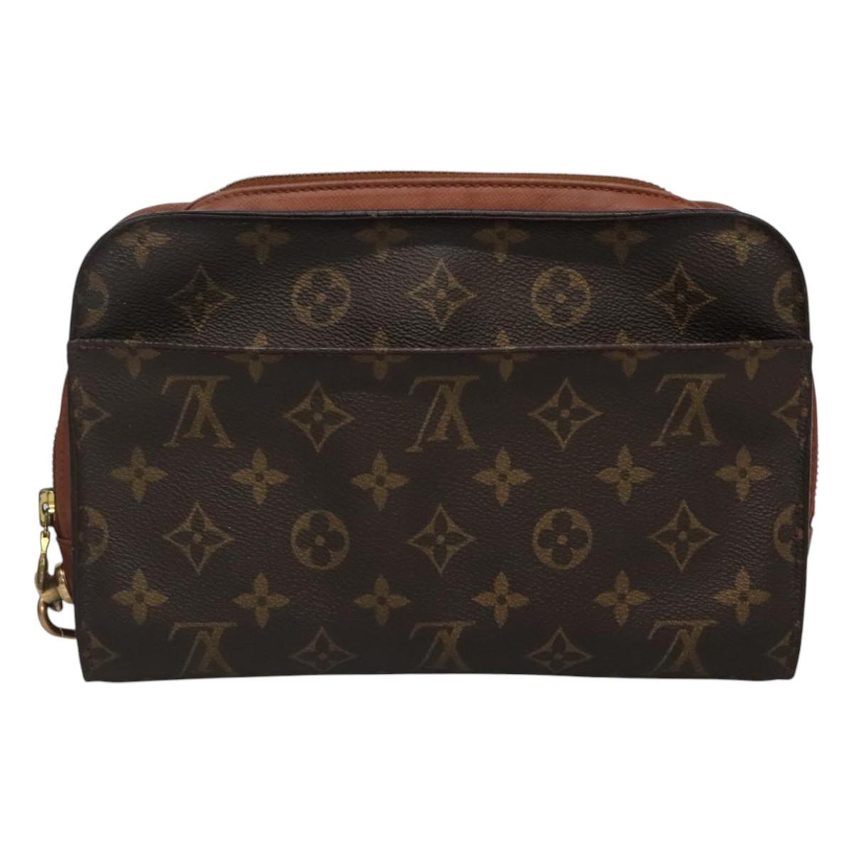 LOUIS VUITTON Monogram Orsay Clutch Bag M51790 LV Auth BD026