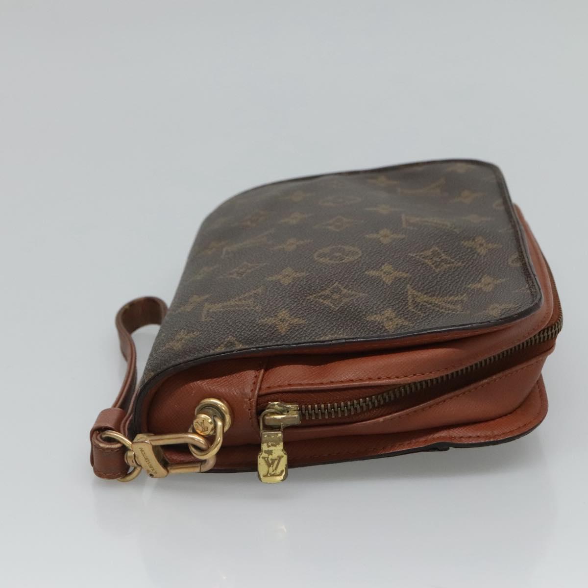 LOUIS VUITTON Monogram Orsay Clutch Bag M51790 LV Auth BD026