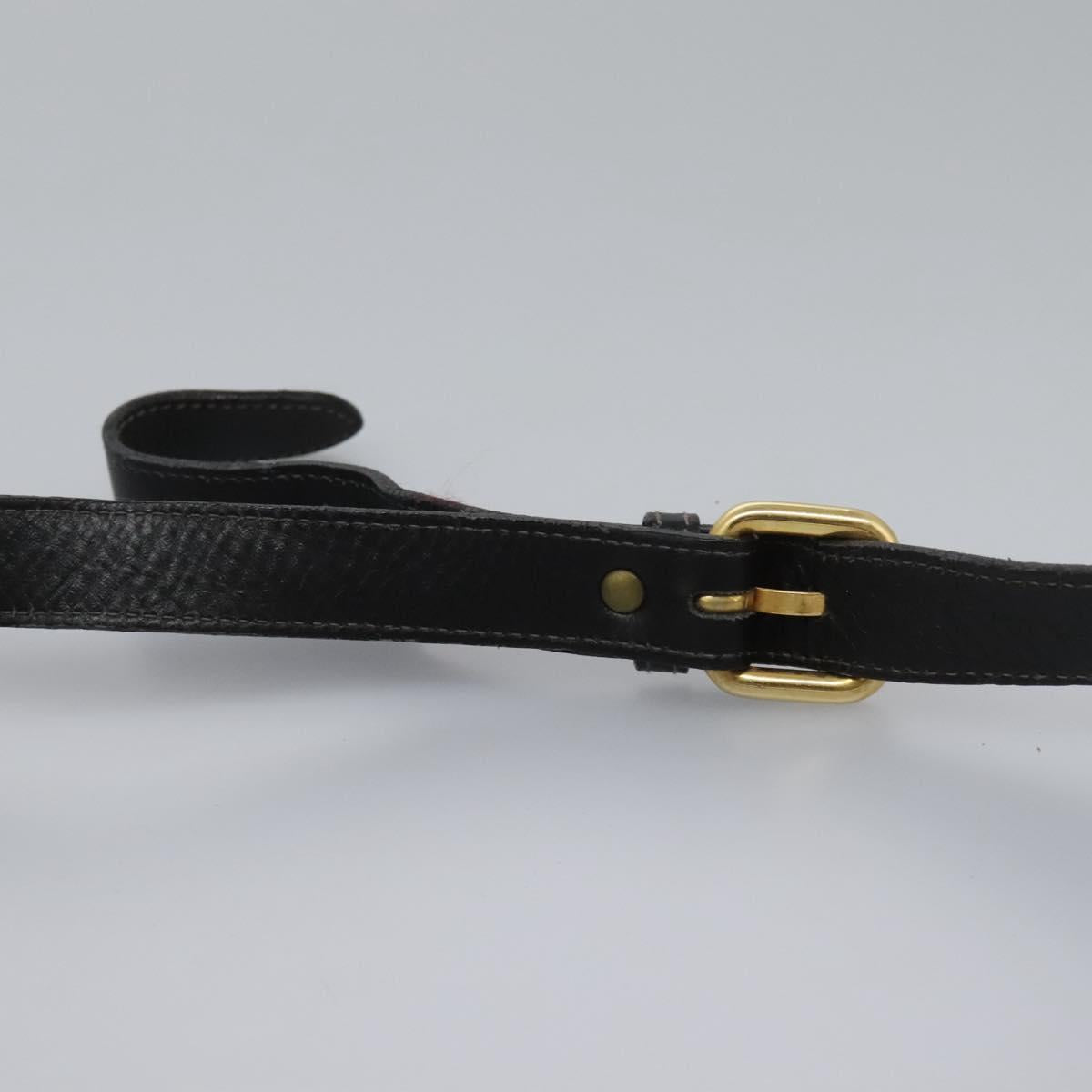 Burberrys Nova Check Shoulder Bag PVC Leather Gray Gold Auth BD032