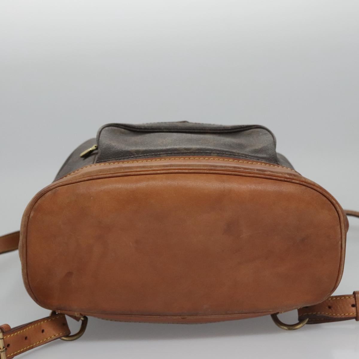 LOUIS VUITTON Monogram Montsouris MM Backpack M51136 LV Auth BD083