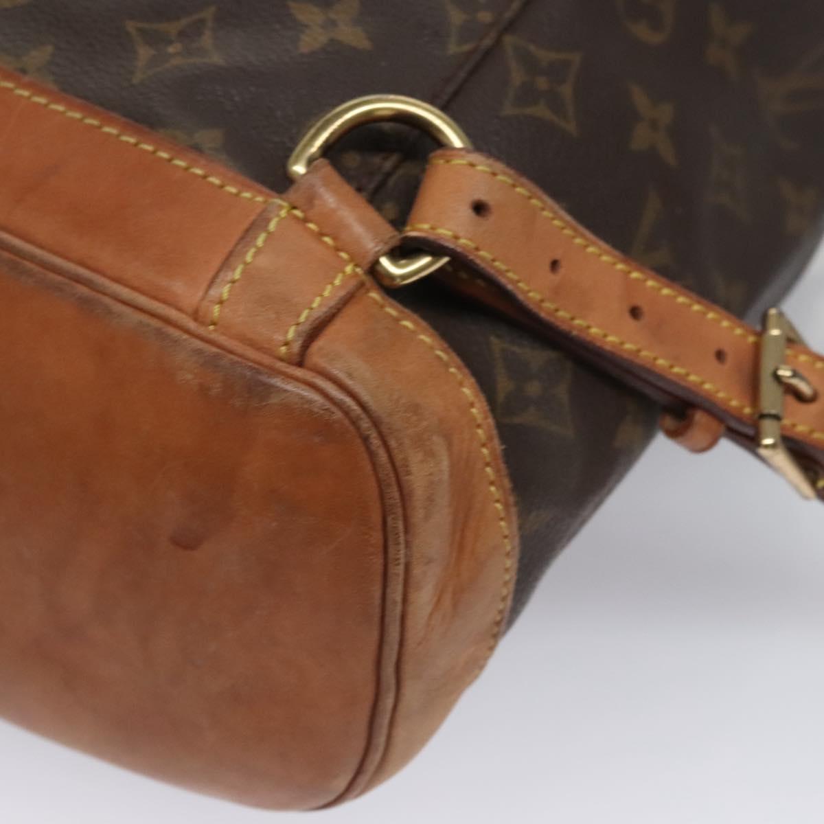 LOUIS VUITTON Monogram Montsouris MM Backpack M51136 LV Auth BD083